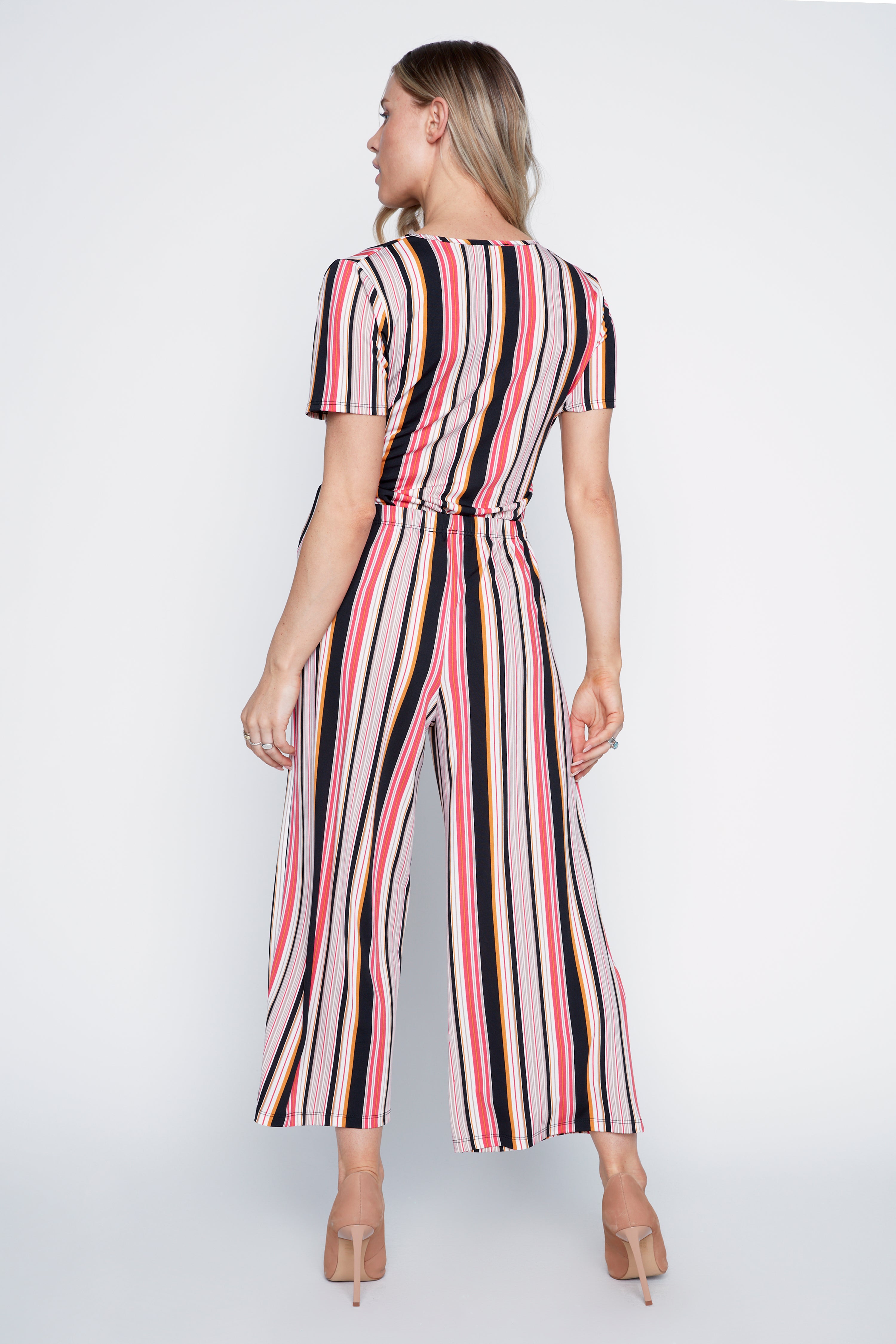 Stripe gaucho pant