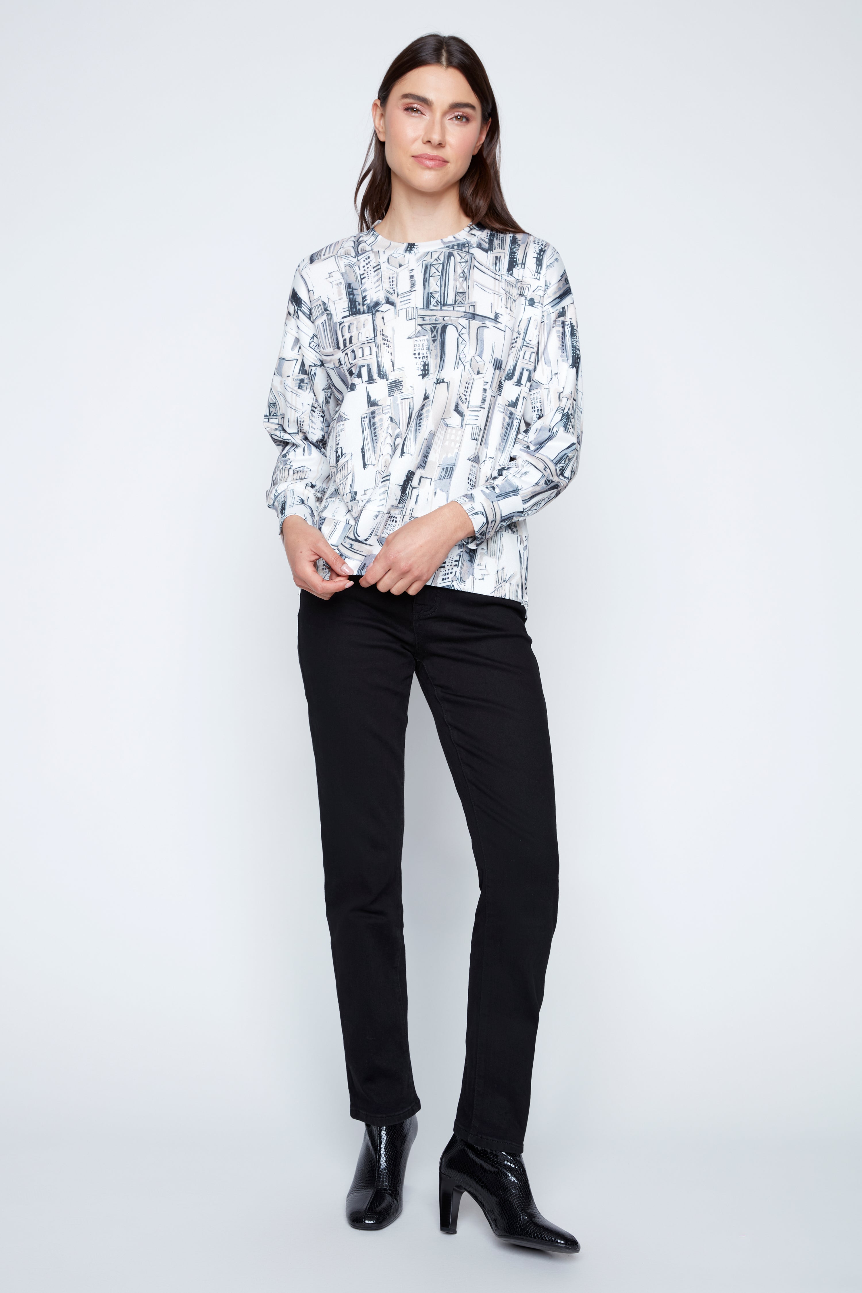 City print top