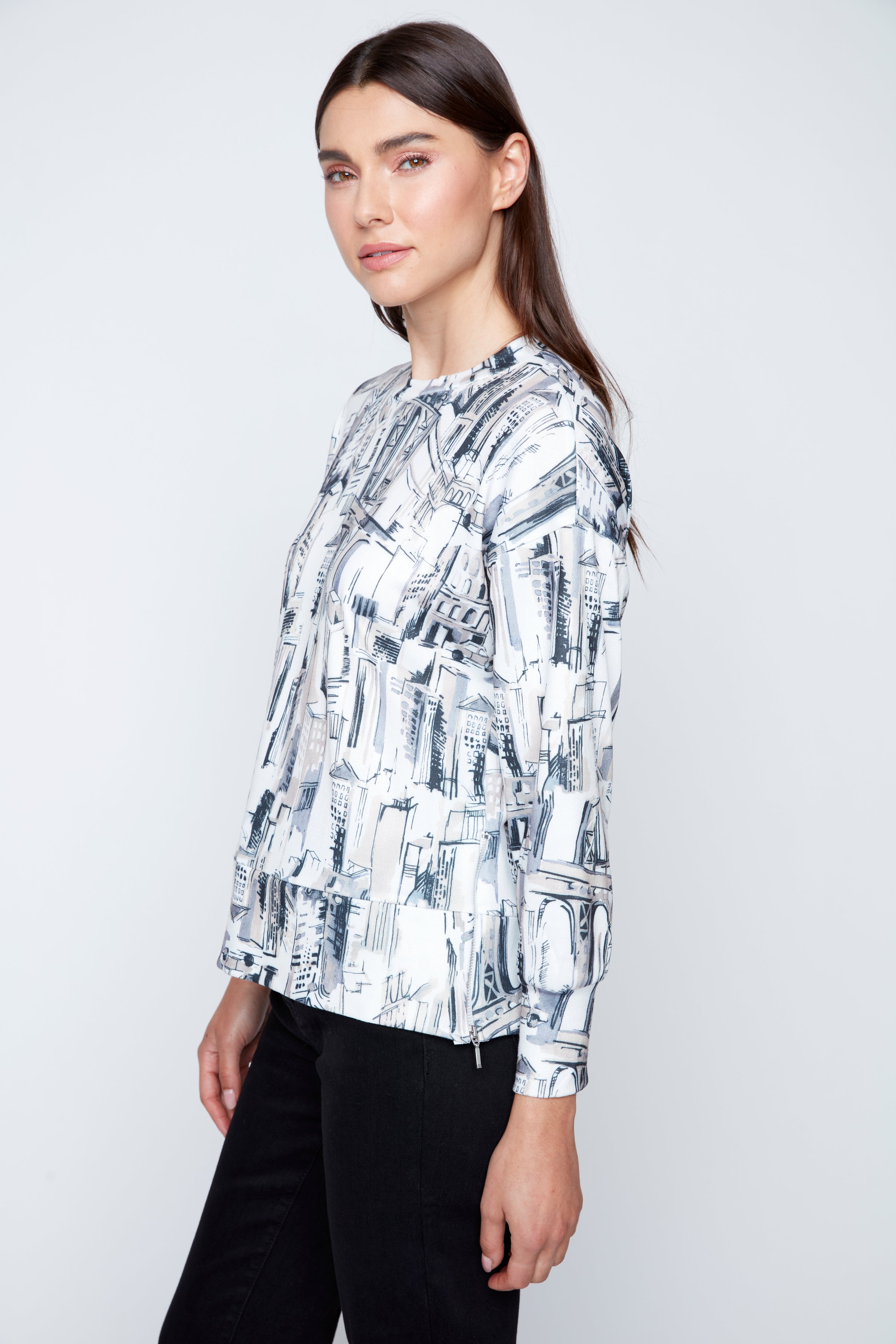 City print top
