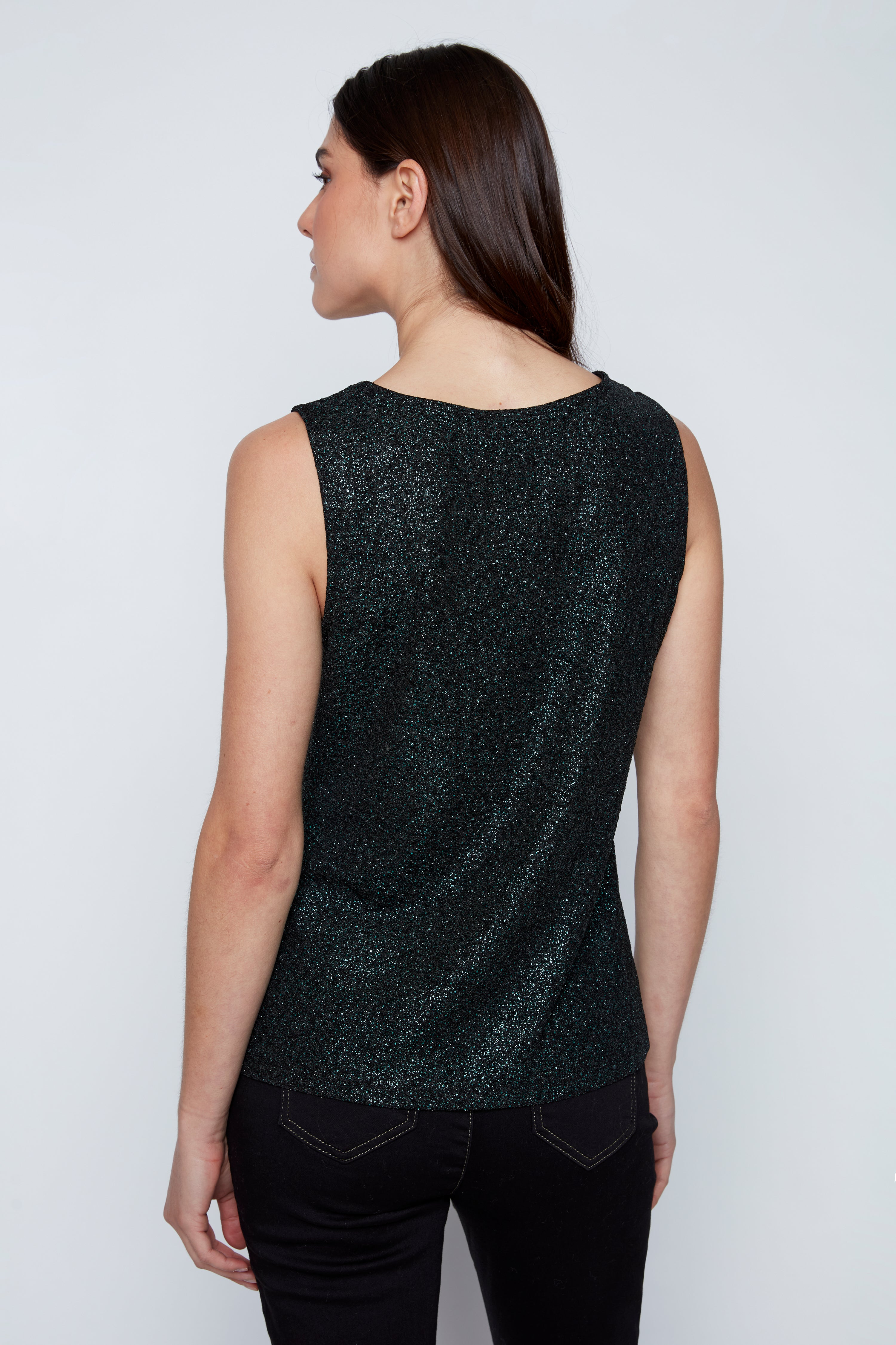 Square neck foil cami