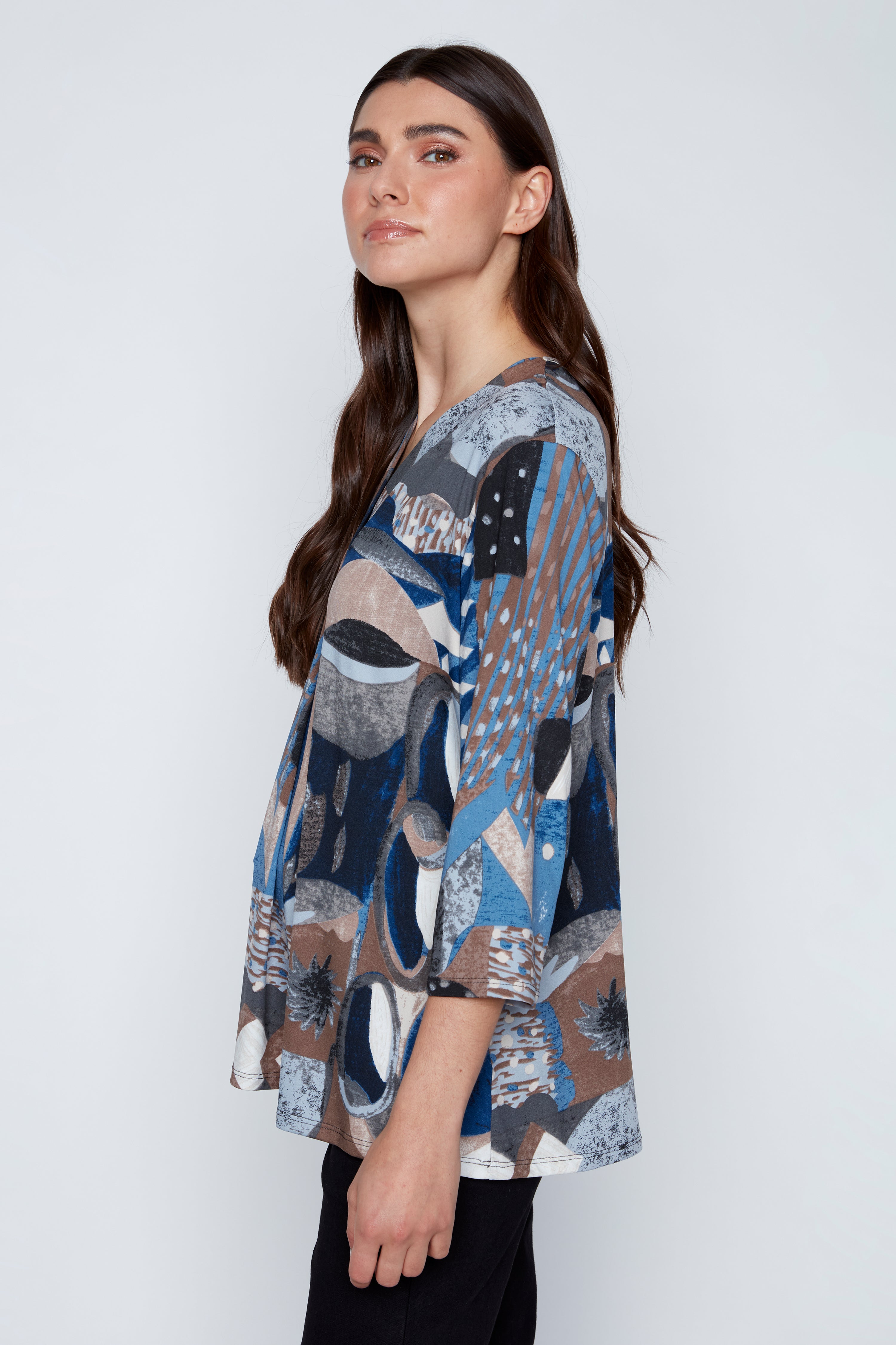 Mini floral knit top