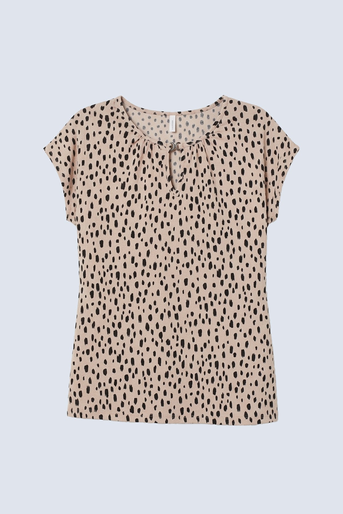 Abstract crinkle dot top