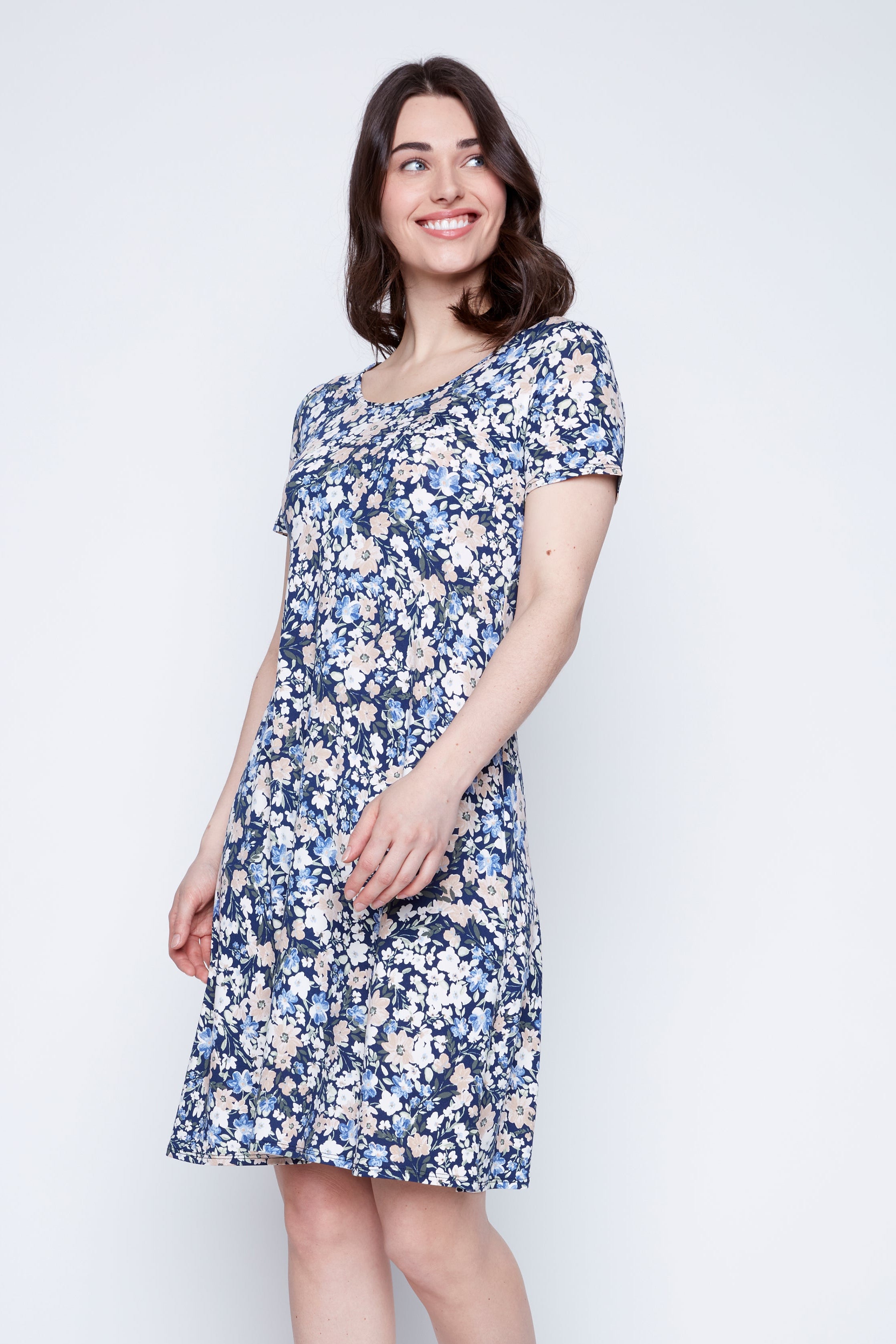 La robe soleil à imprimé floral