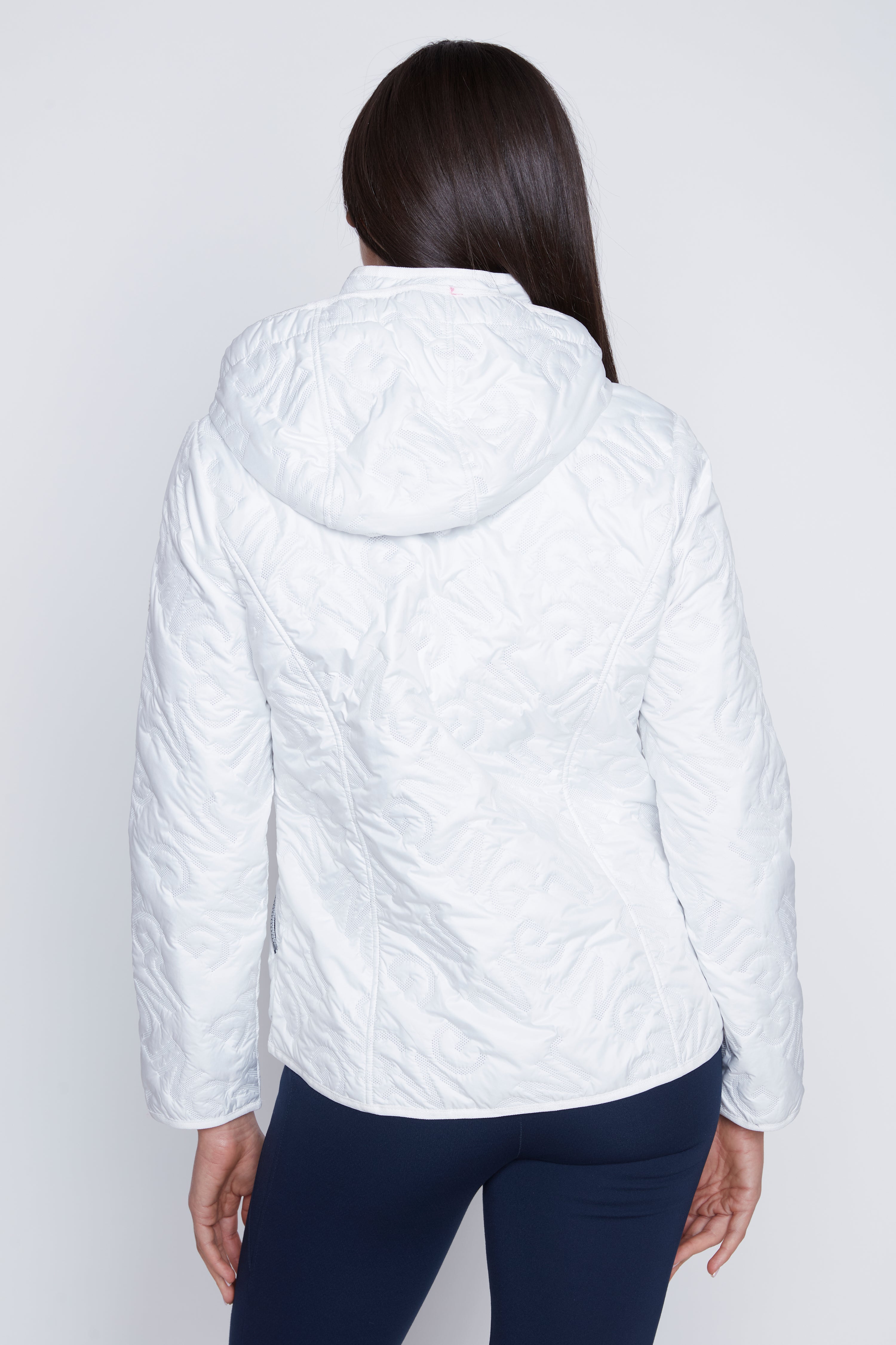 Lotte zip front quilt jacket