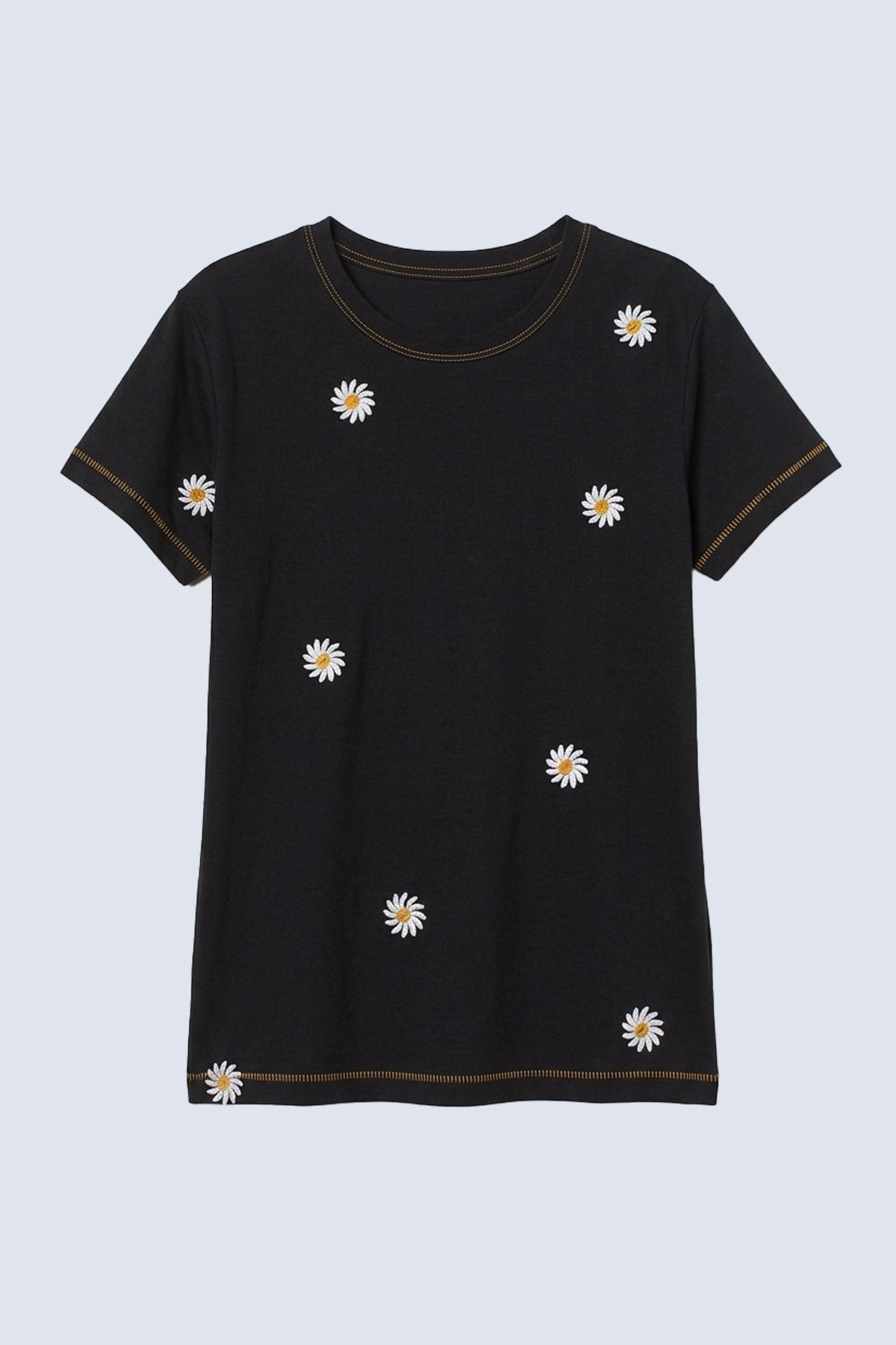 Daisy embroidered t-shirt