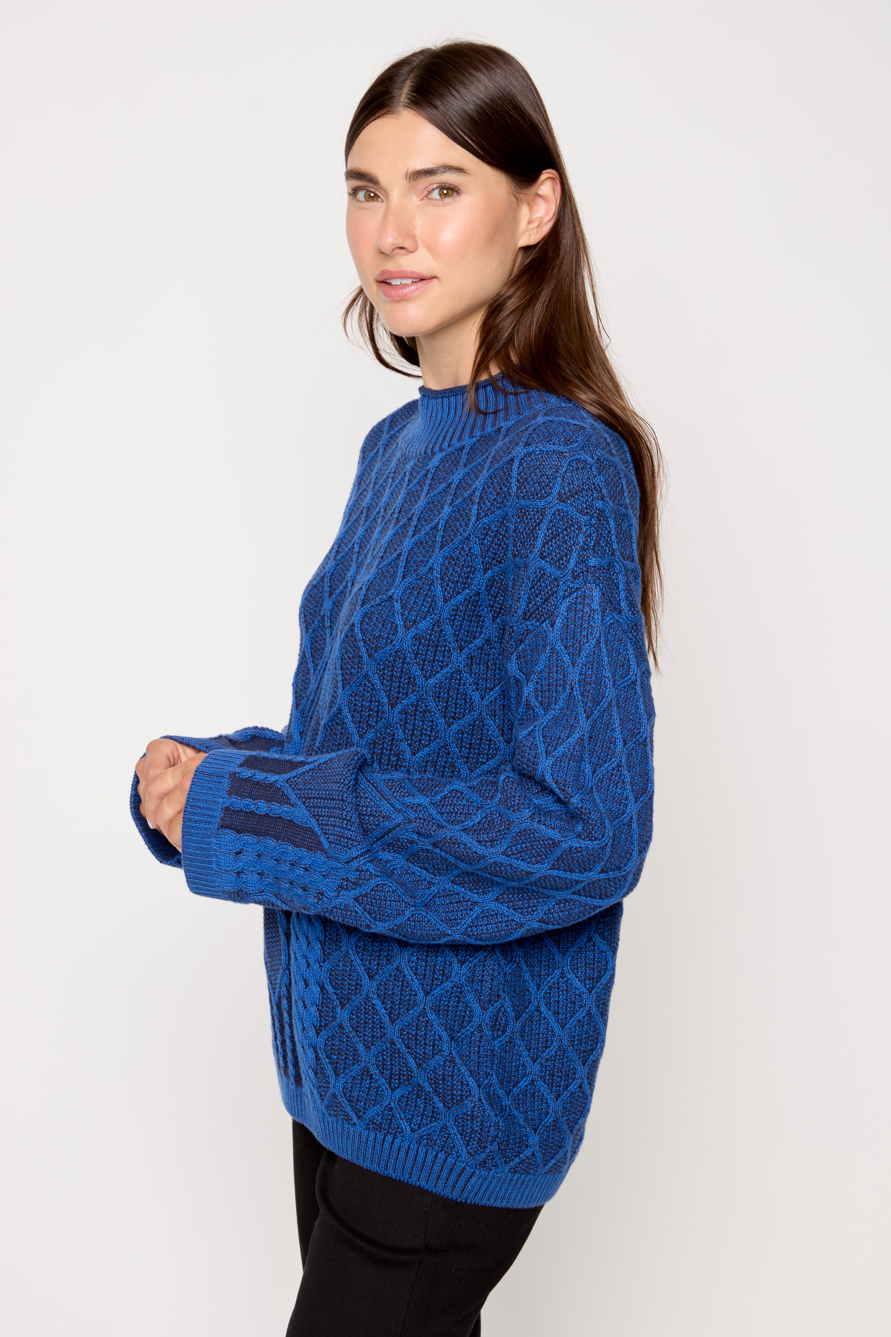 Two Tone Cotton Sweater