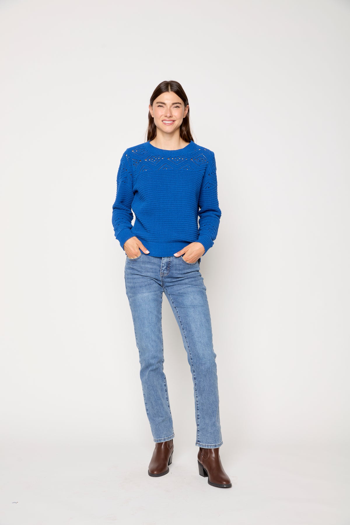 Chenille Jacquard Sweater