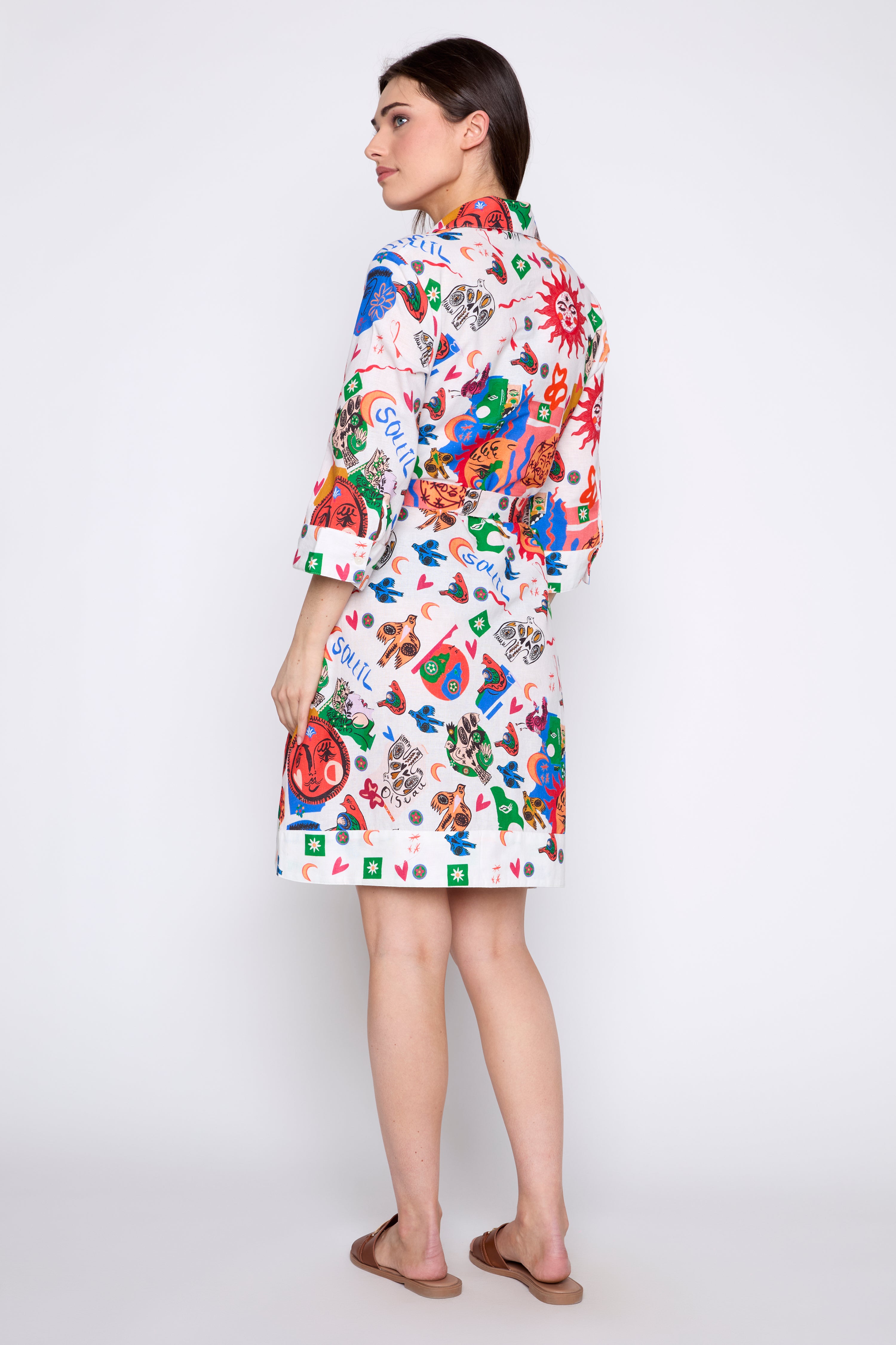 La robe chemise soleil et lune