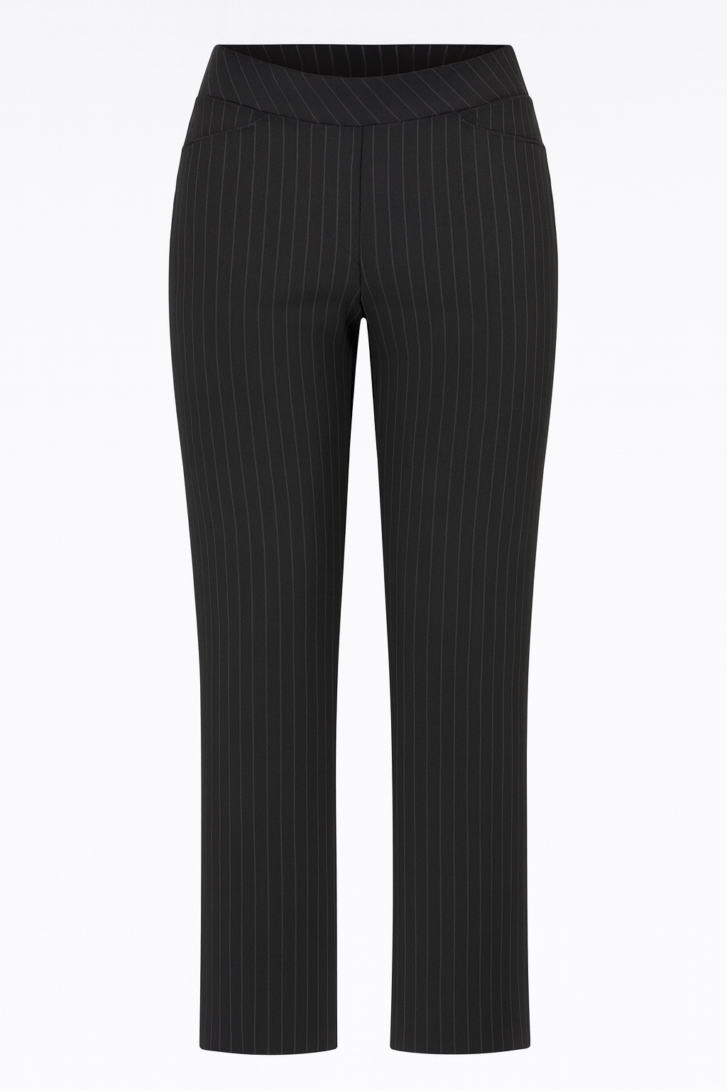 Le pantalon jambe droit à rayures