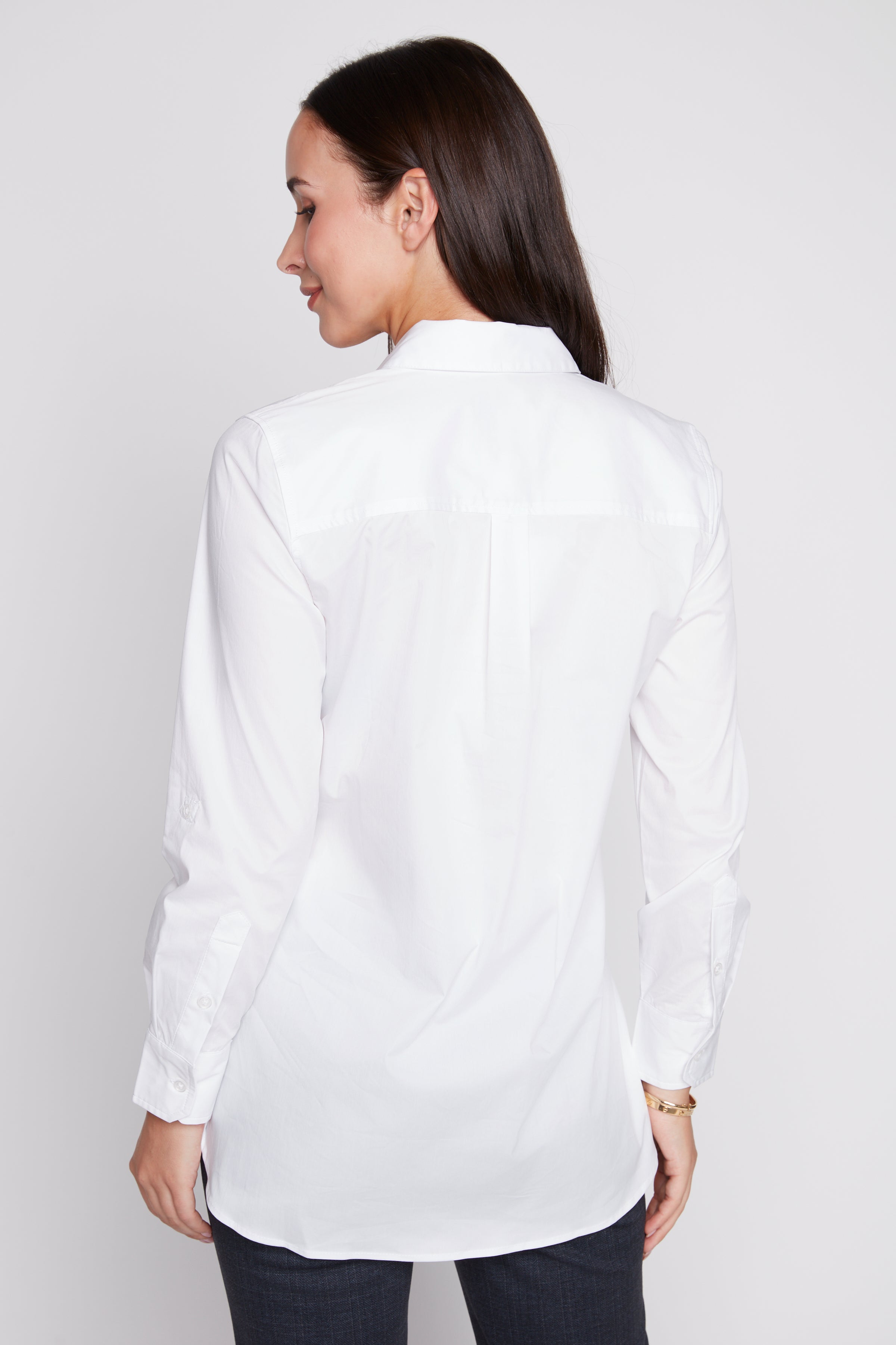 La chemise classique en mélange de coton