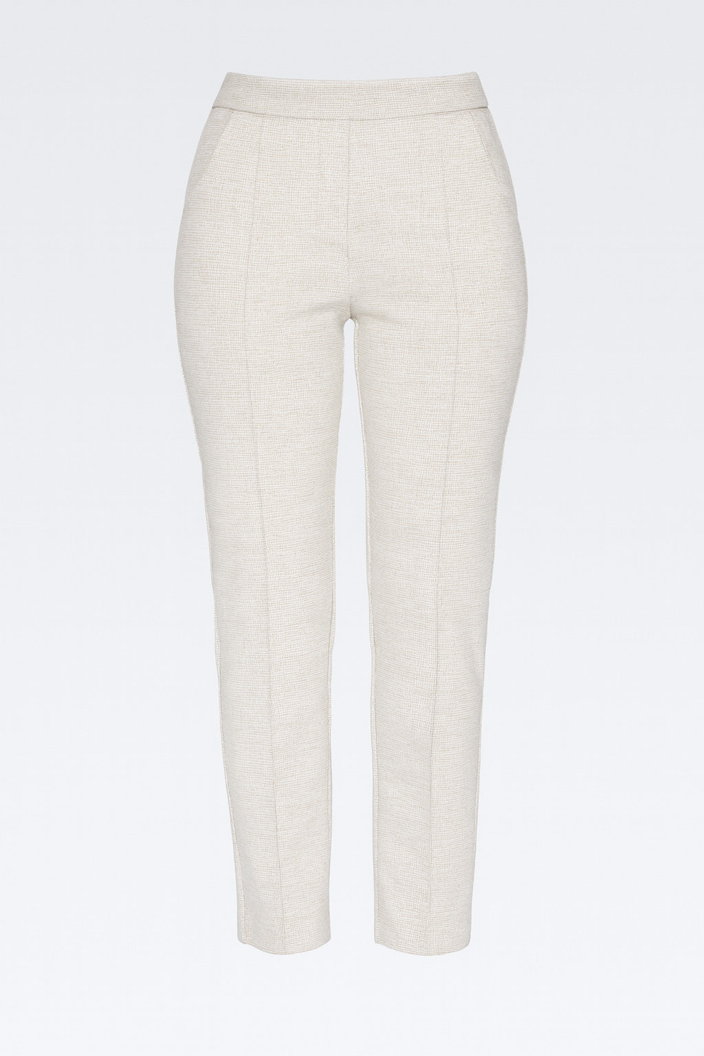 Plaid pull on pant