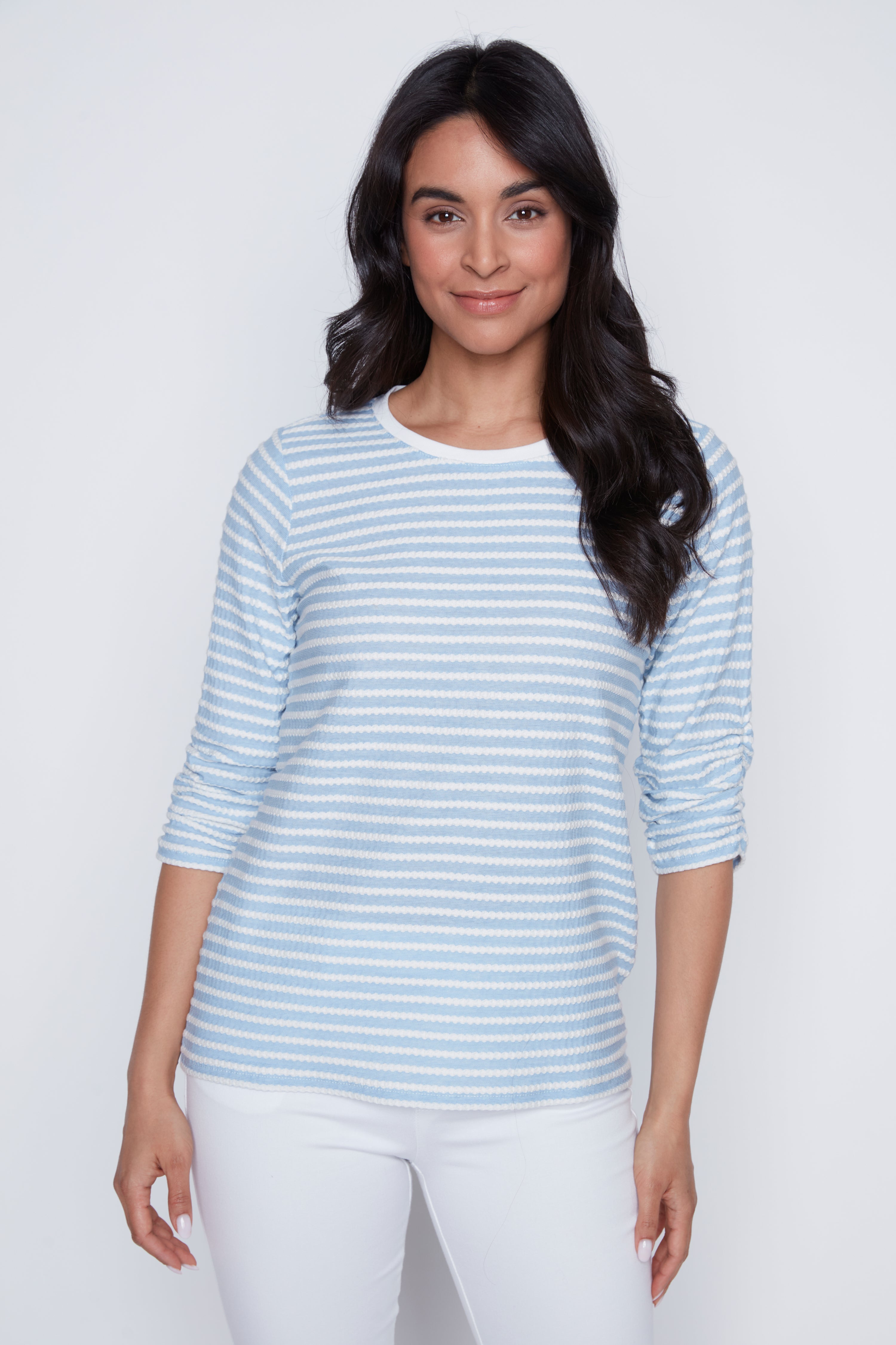 Textured stripe t-shirt