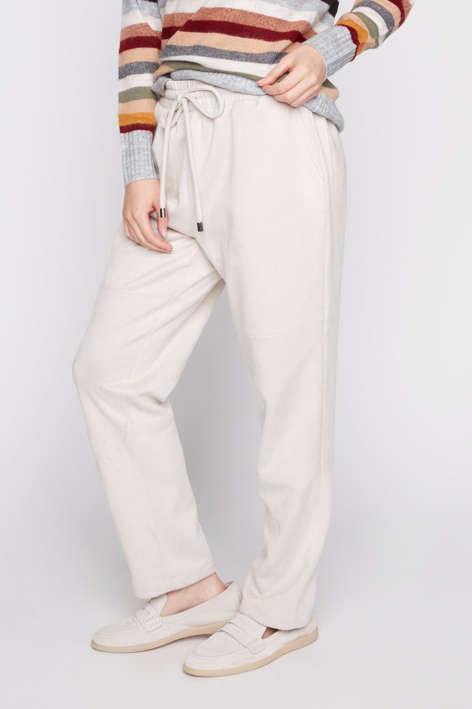 Suede pant