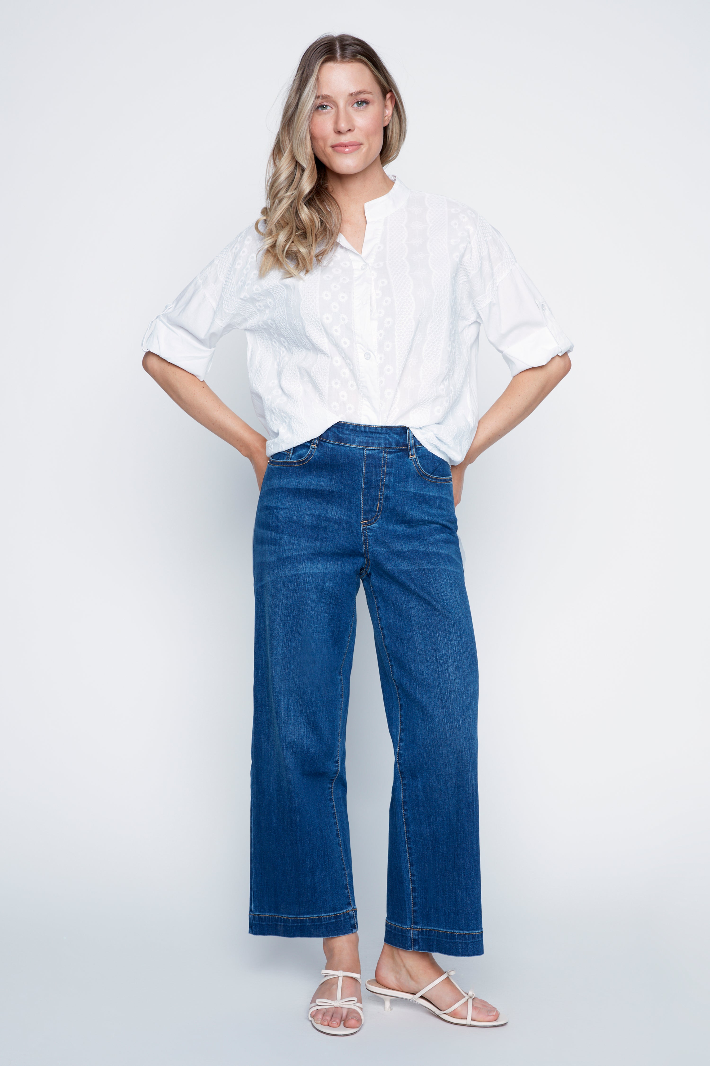 Audrey wide leg jean