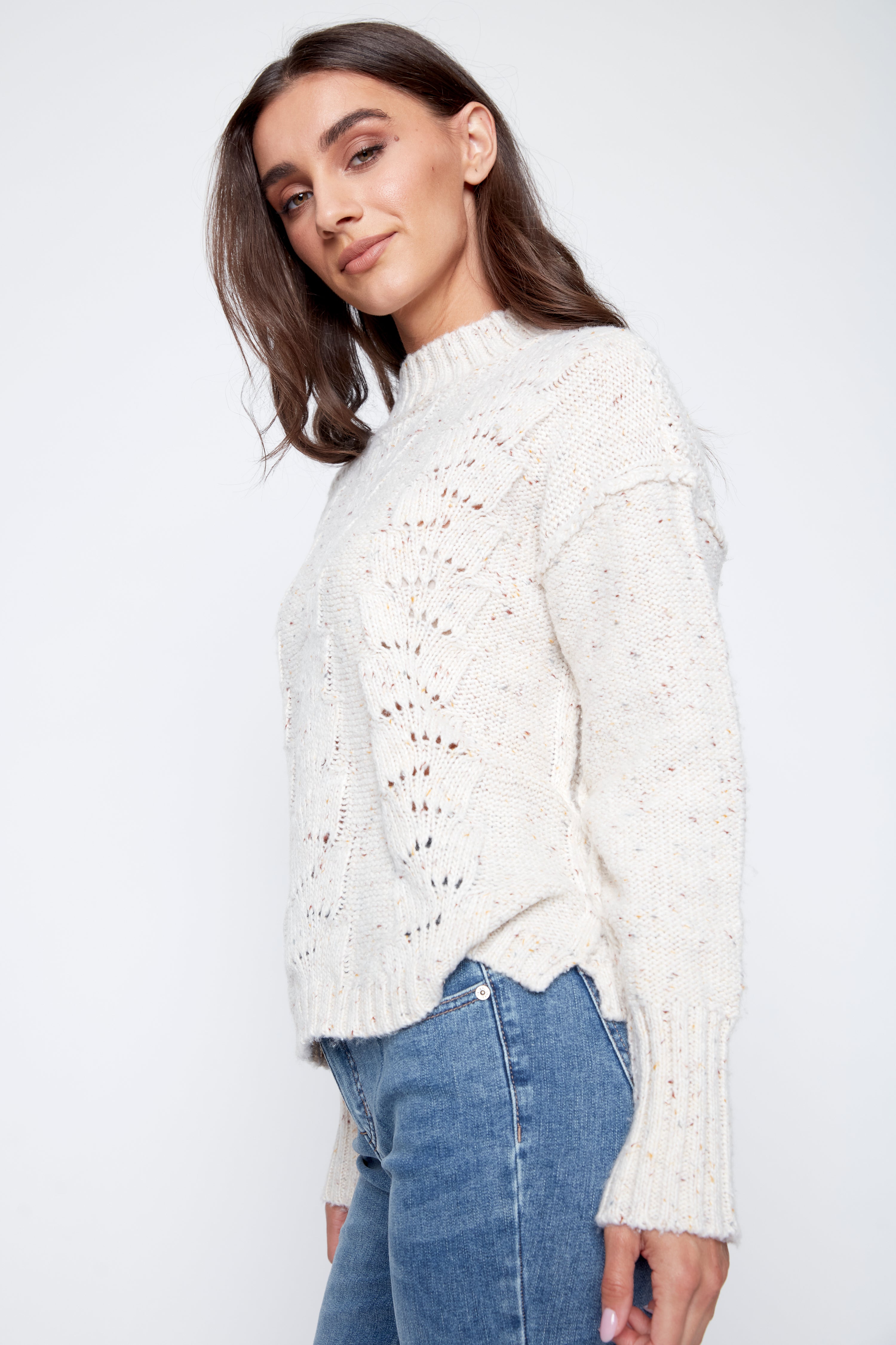 Le pull à manches bouffantes