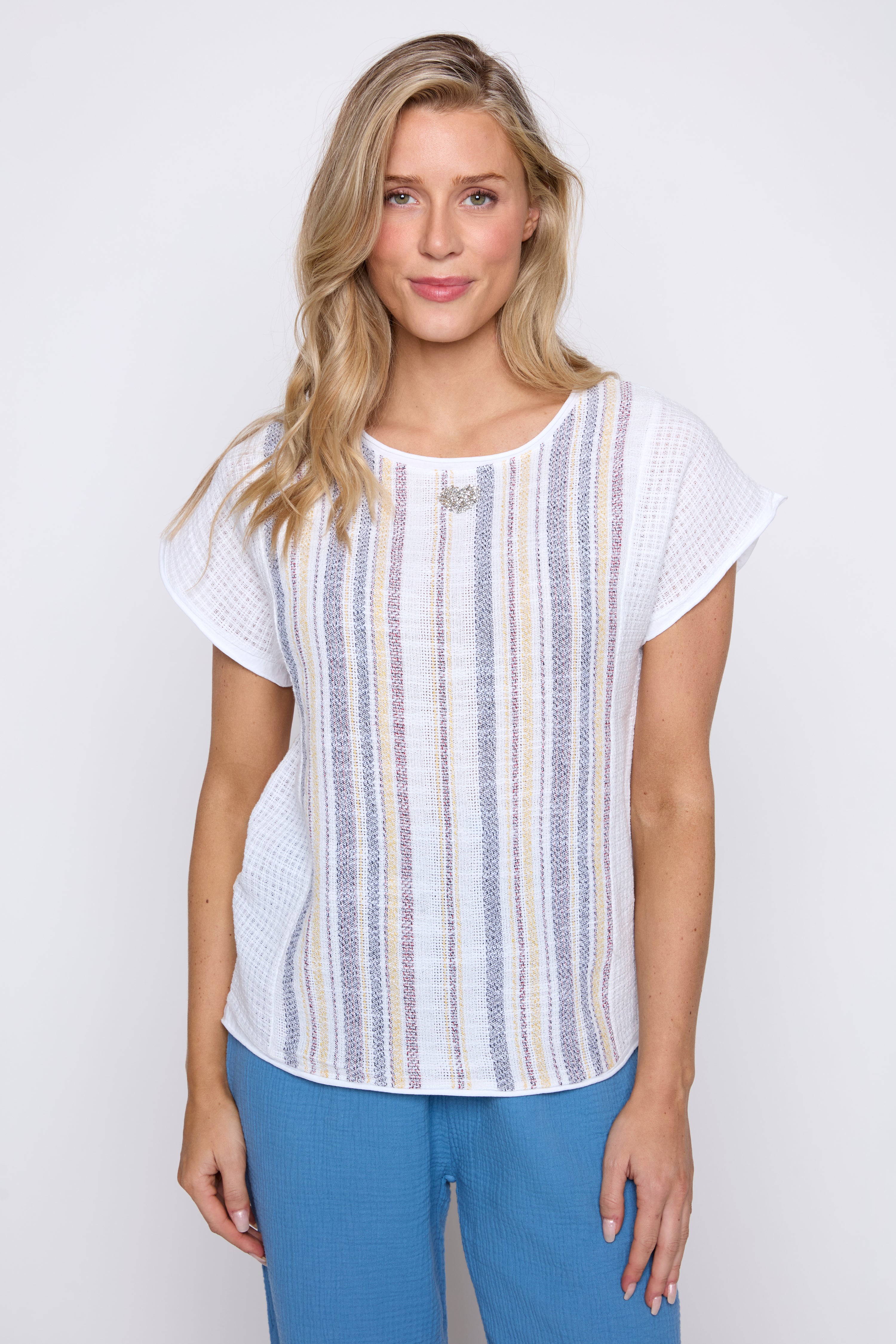 Stripe cotton top