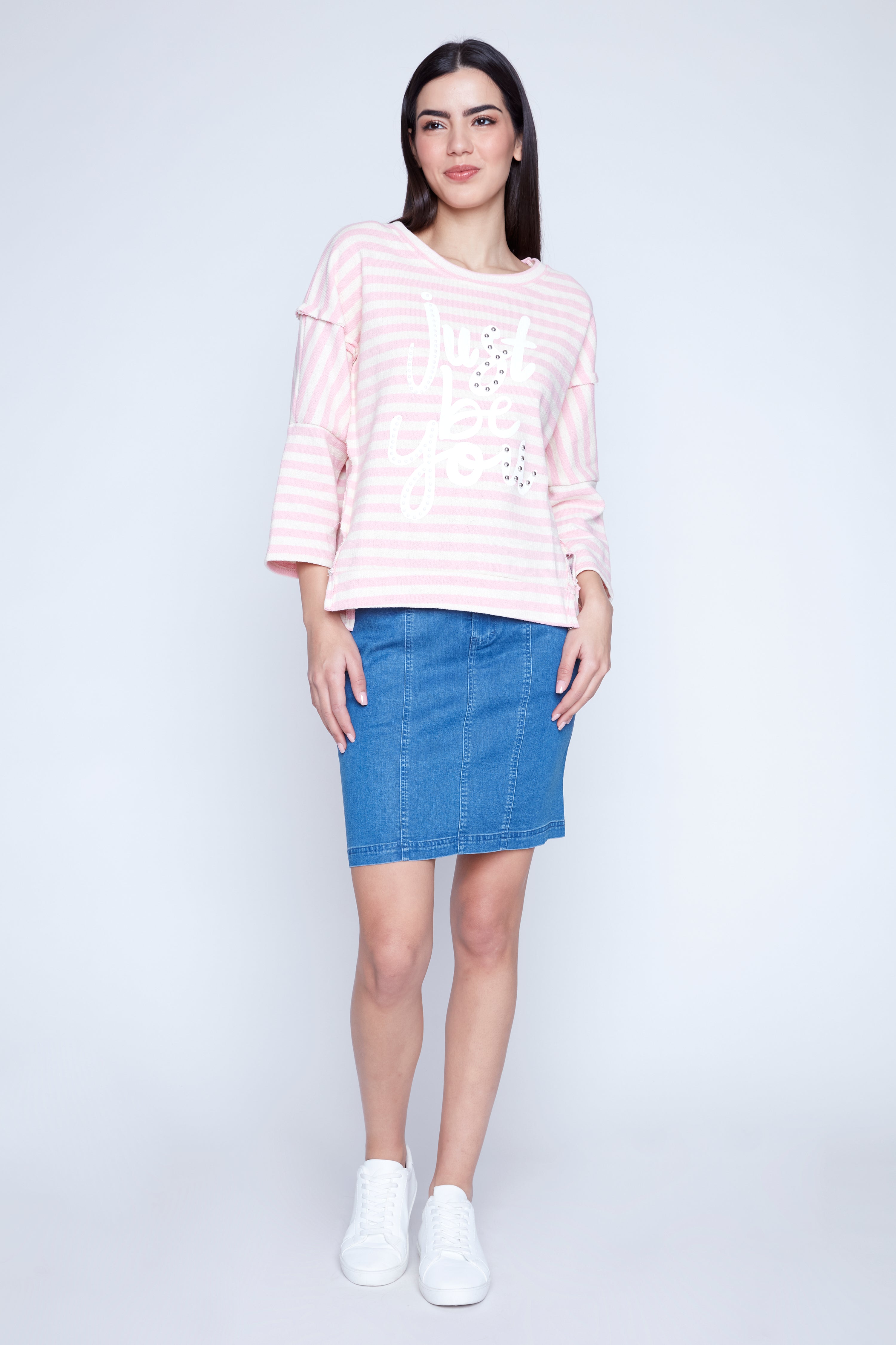 Just be you stripe top