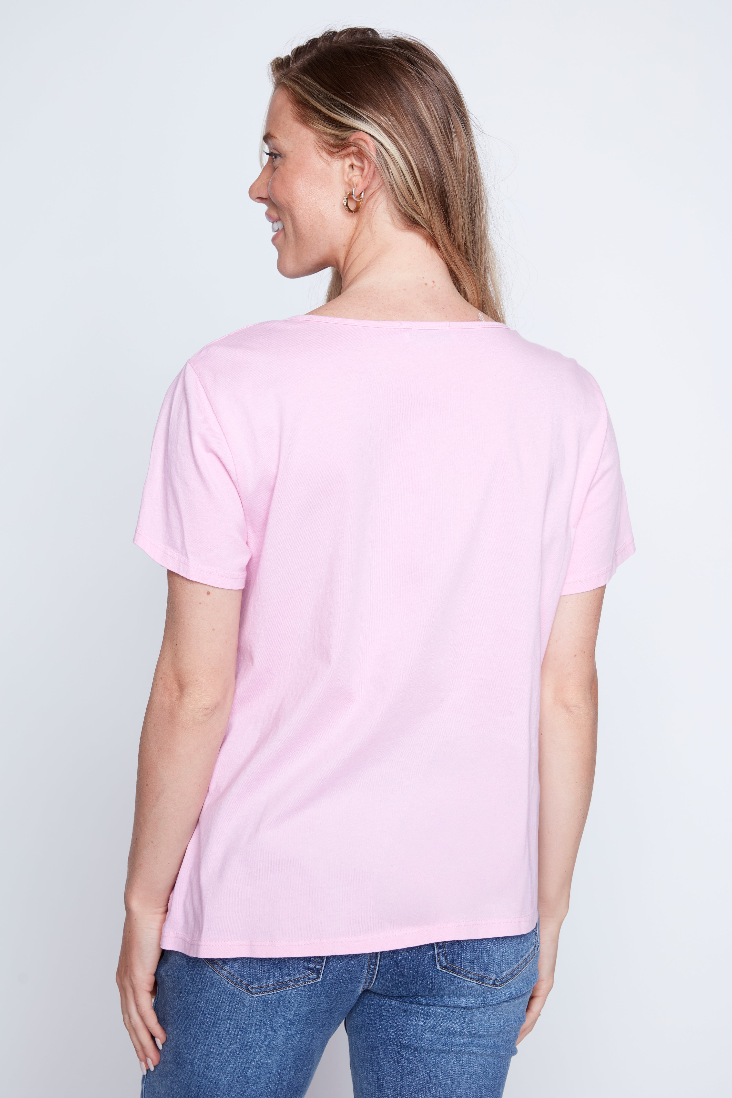 Fun fish beach print t-shirt