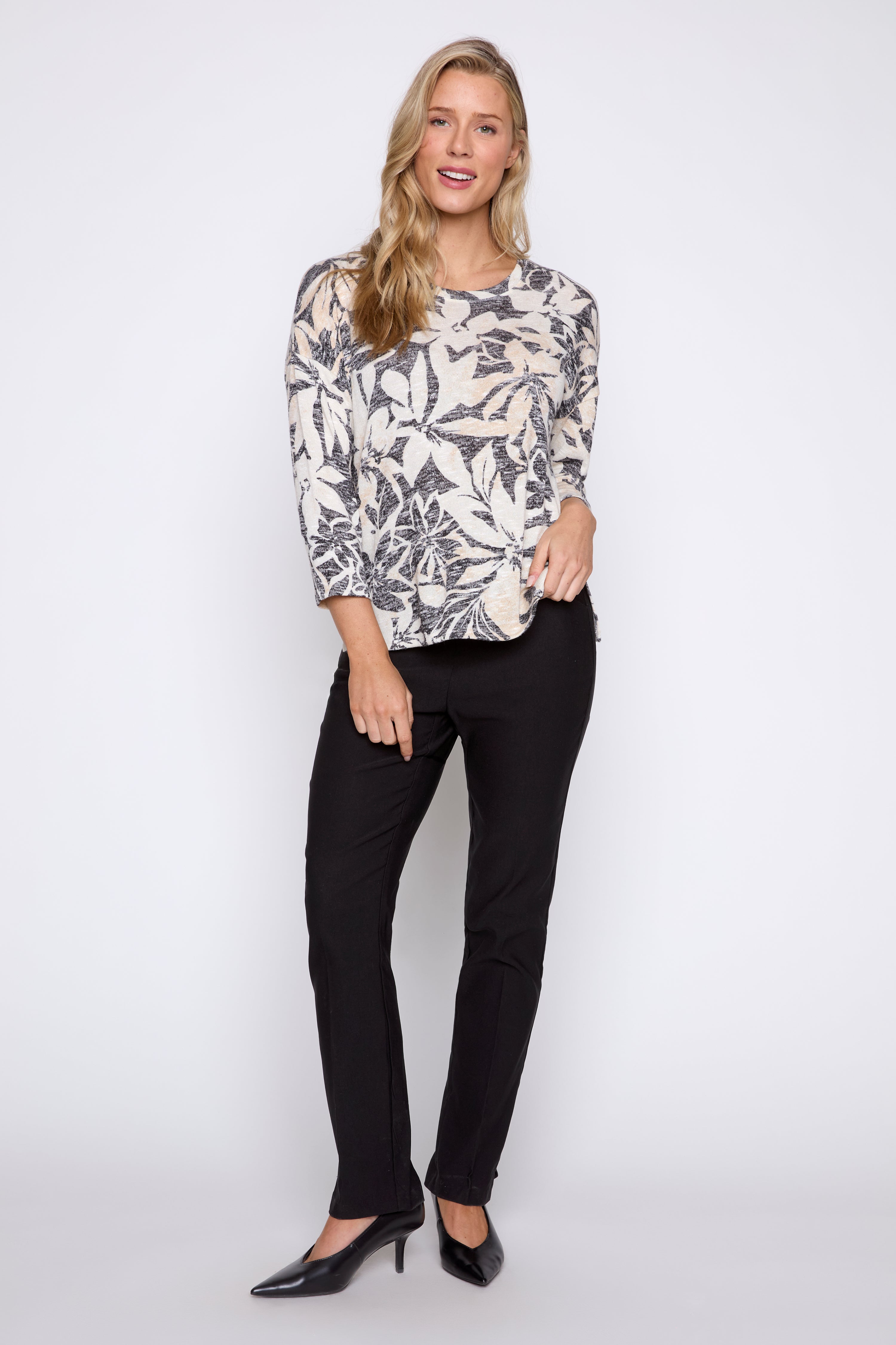 Big floral print top