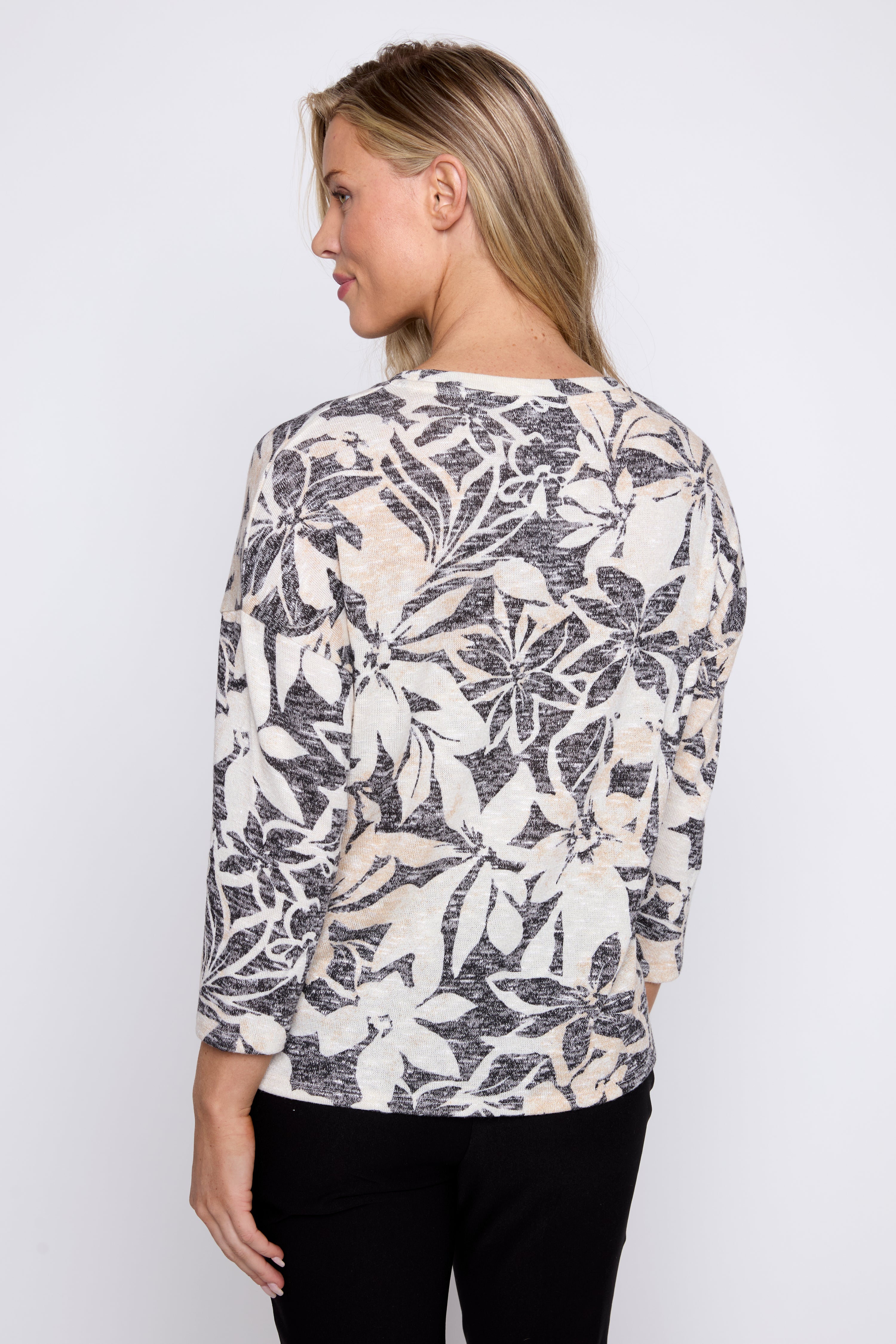 Big floral print top