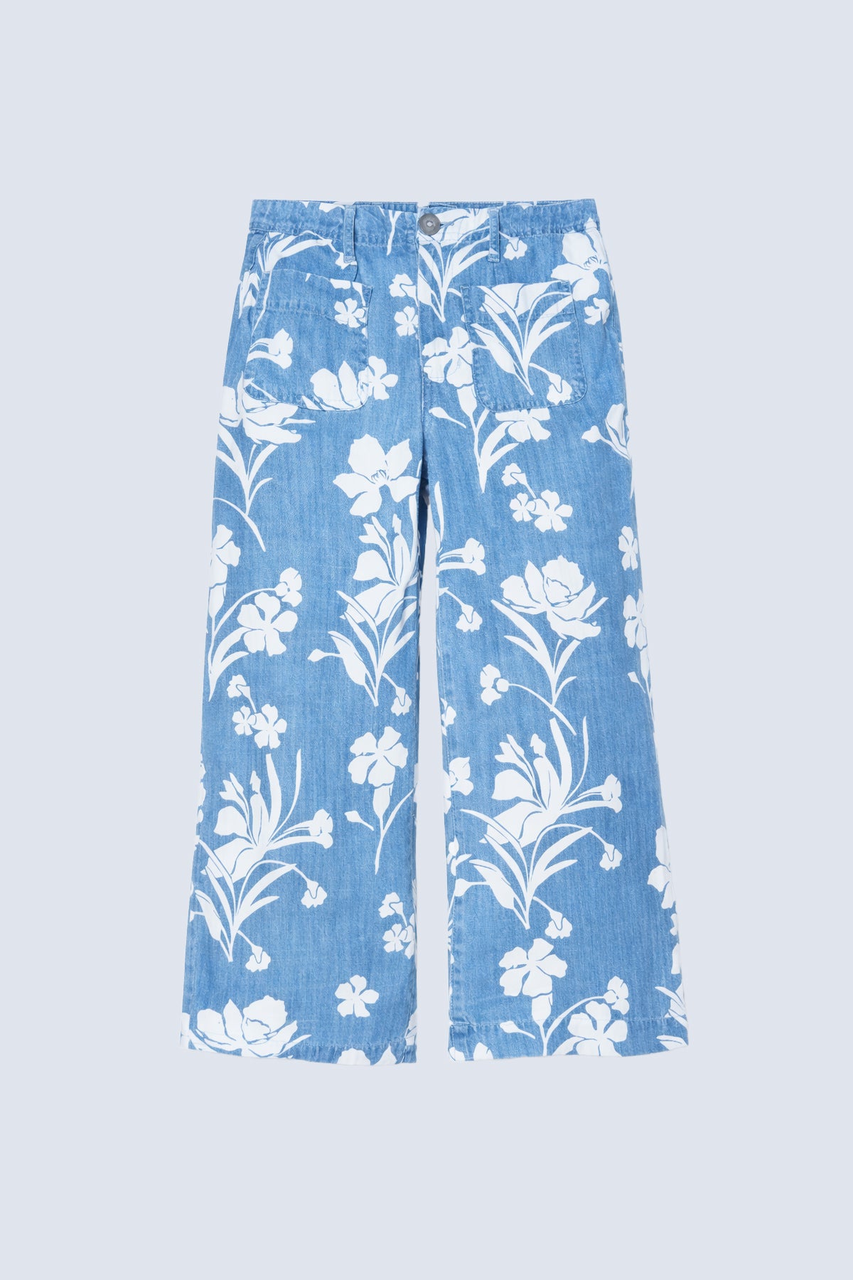 Le capri fleuri à jambes larges