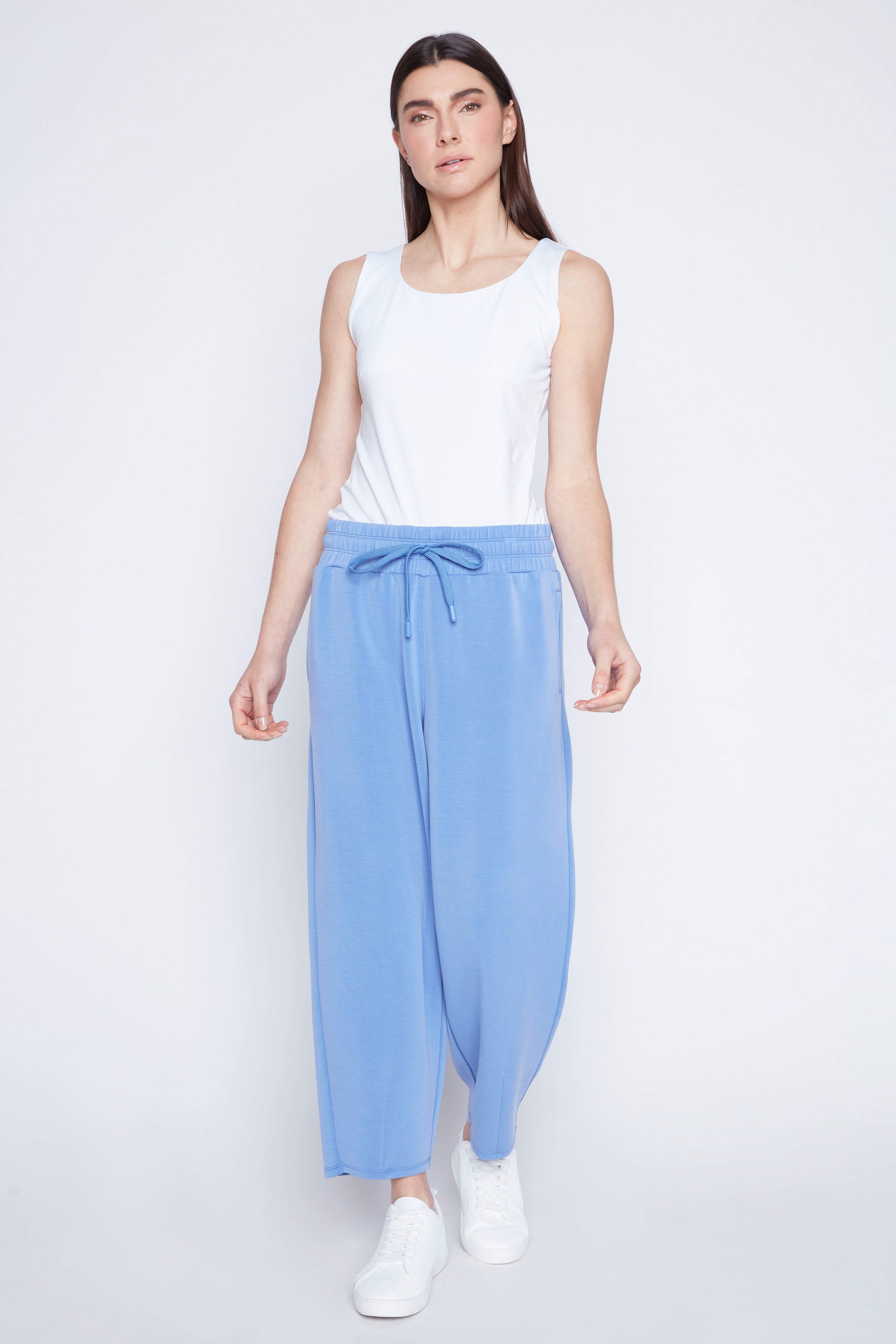 Modal blend barrel pant