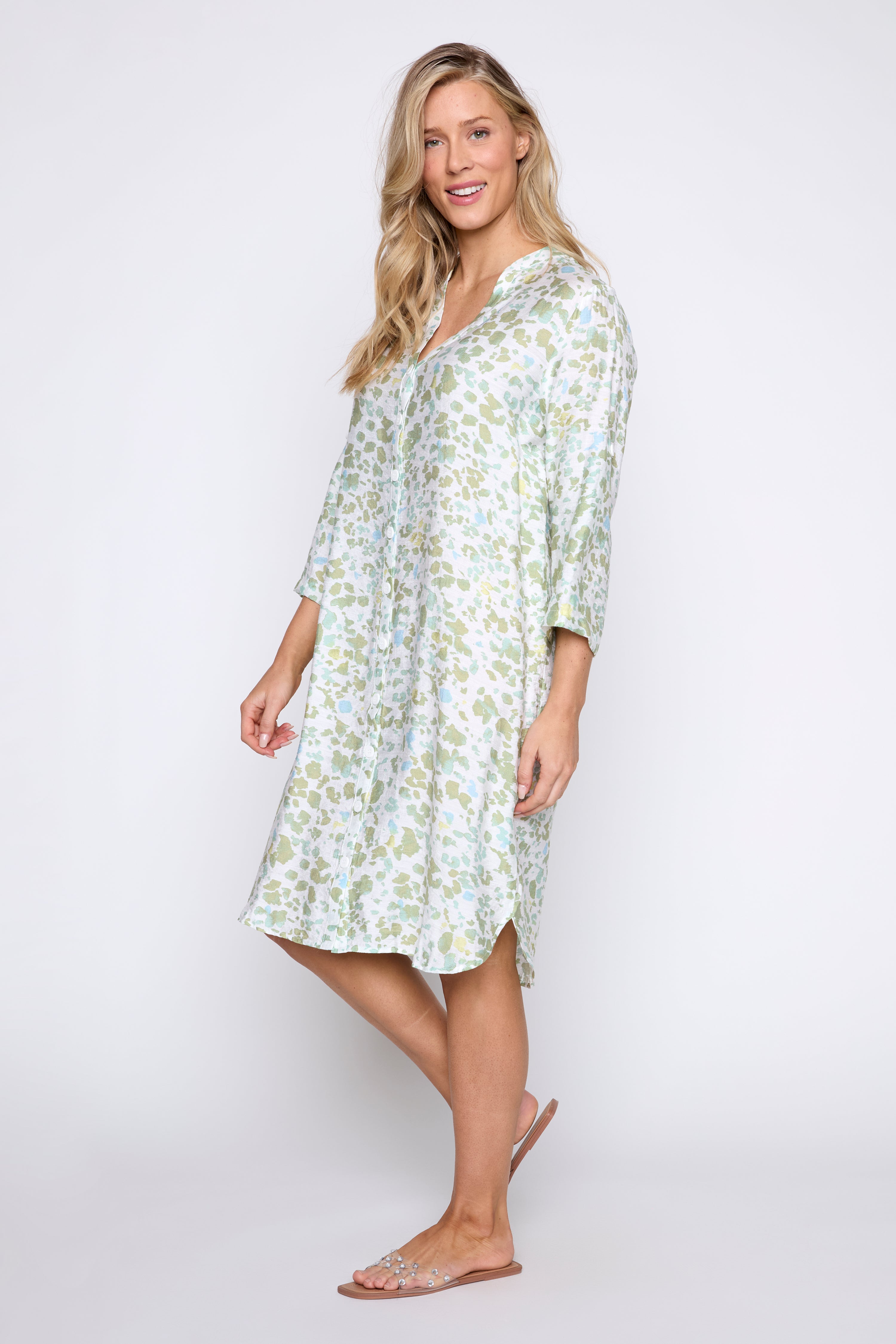 La robe chemise imprimée