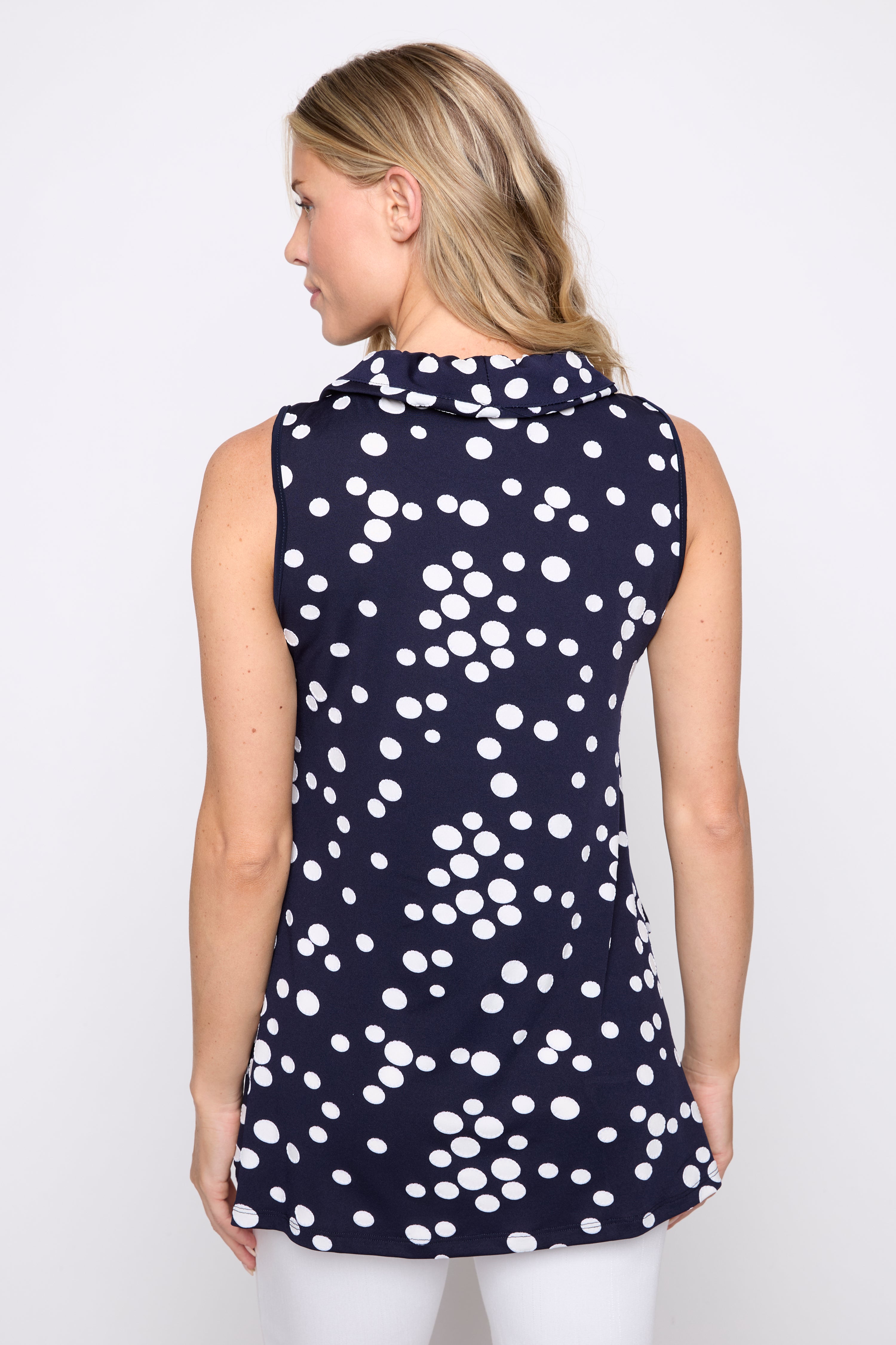 La tunique à motif de pois