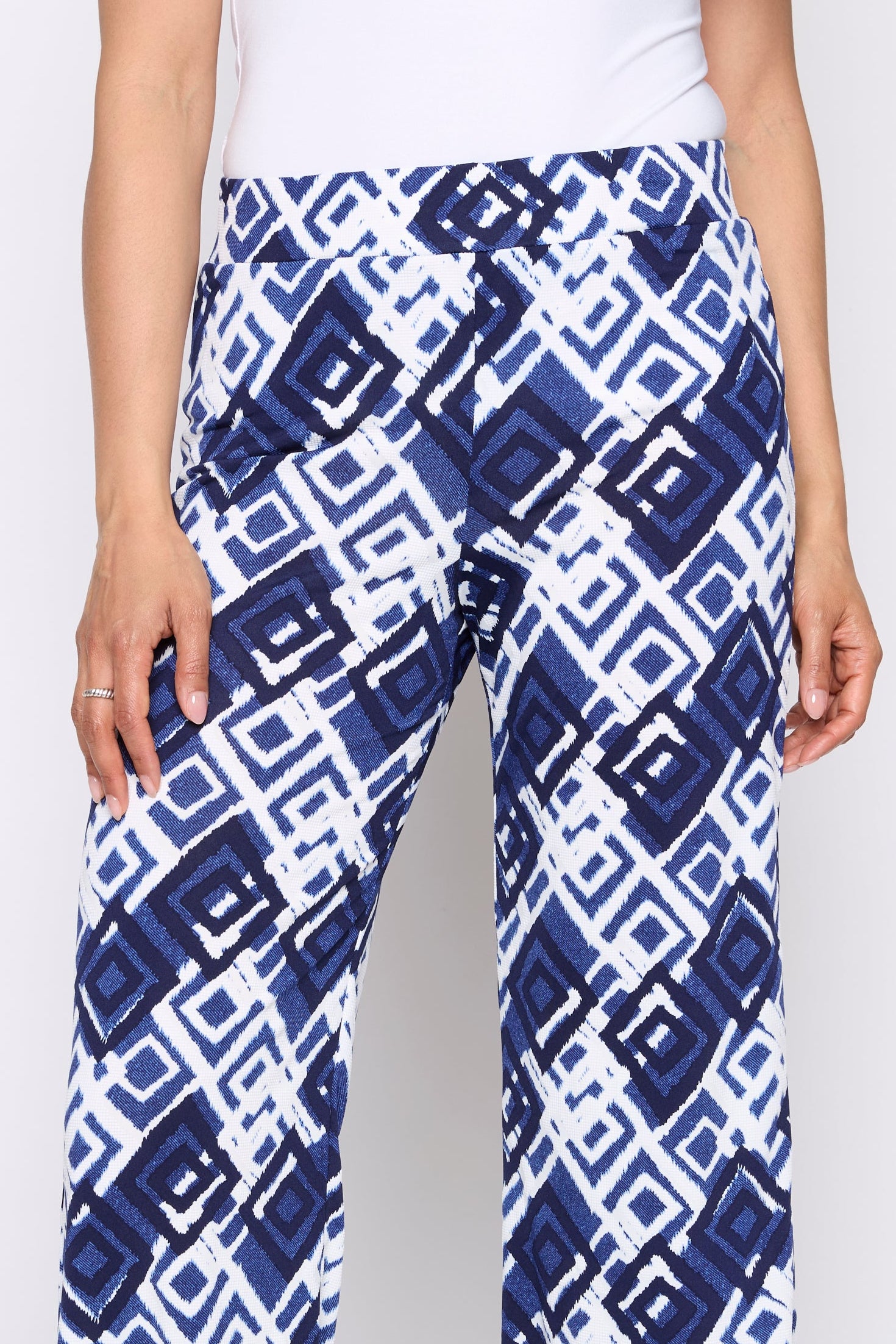 Le pantalon imprimé à jambes larges 
