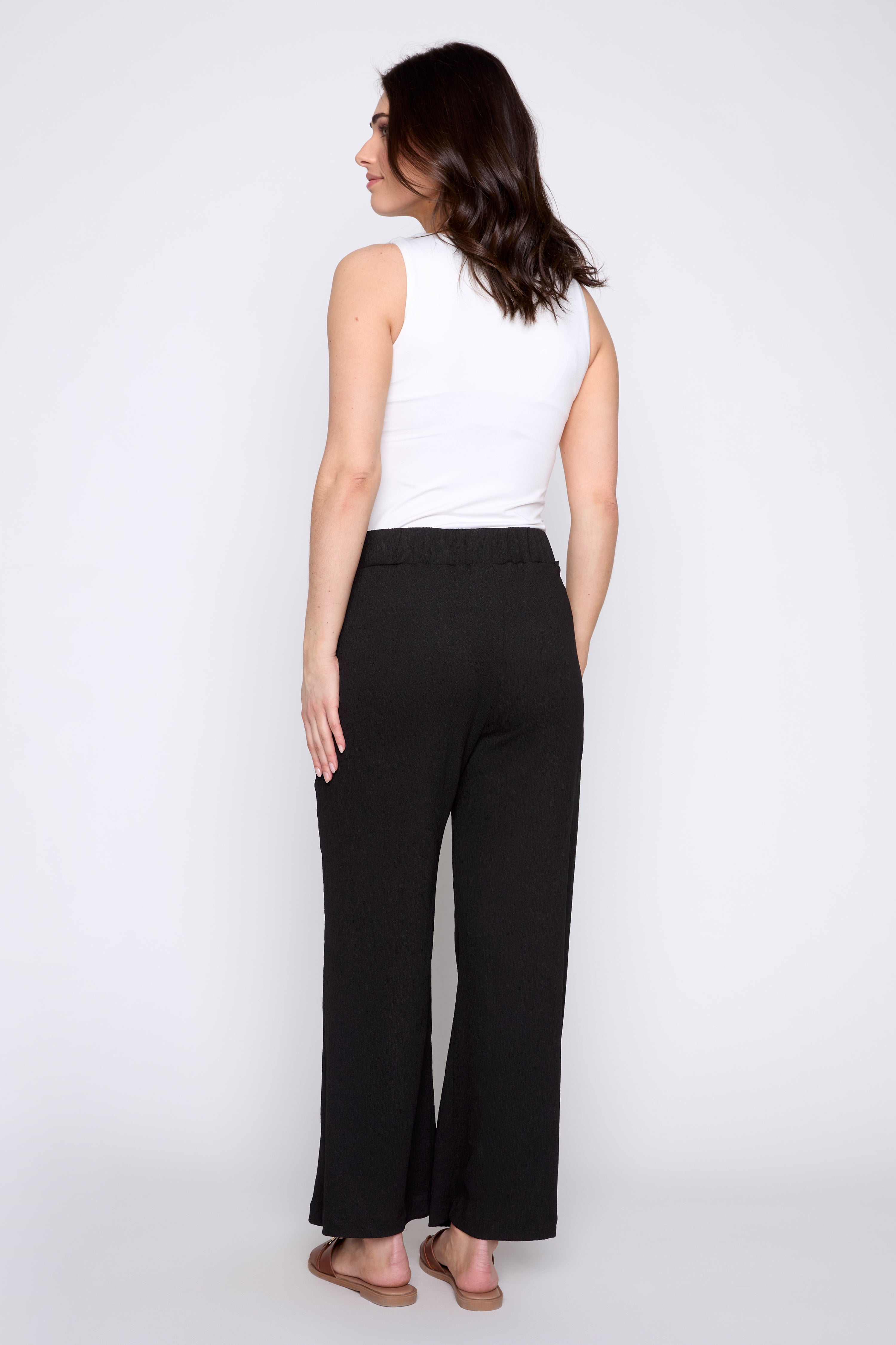 Le pantalon jacquard à enfiler