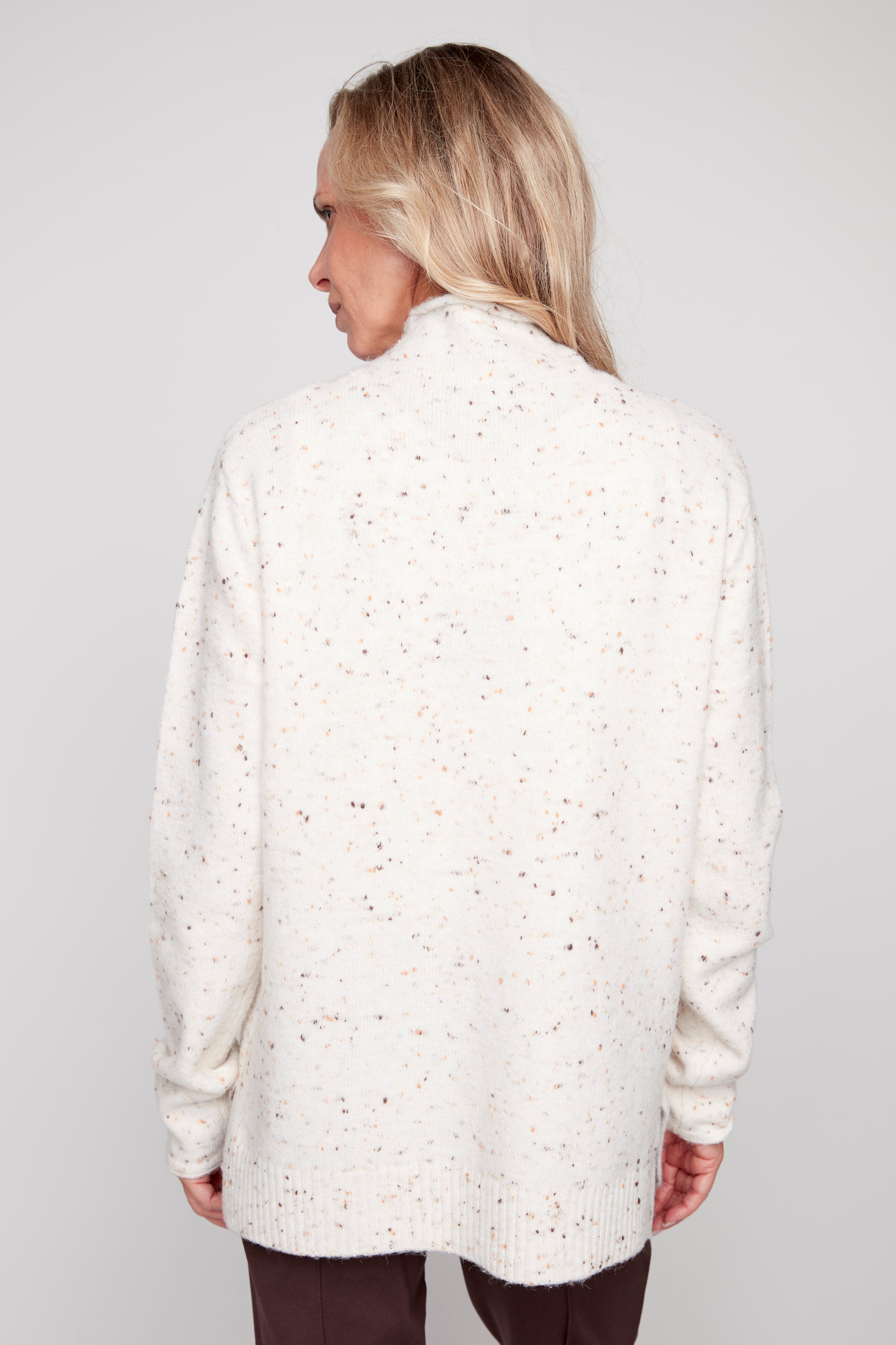 Speckled sweater