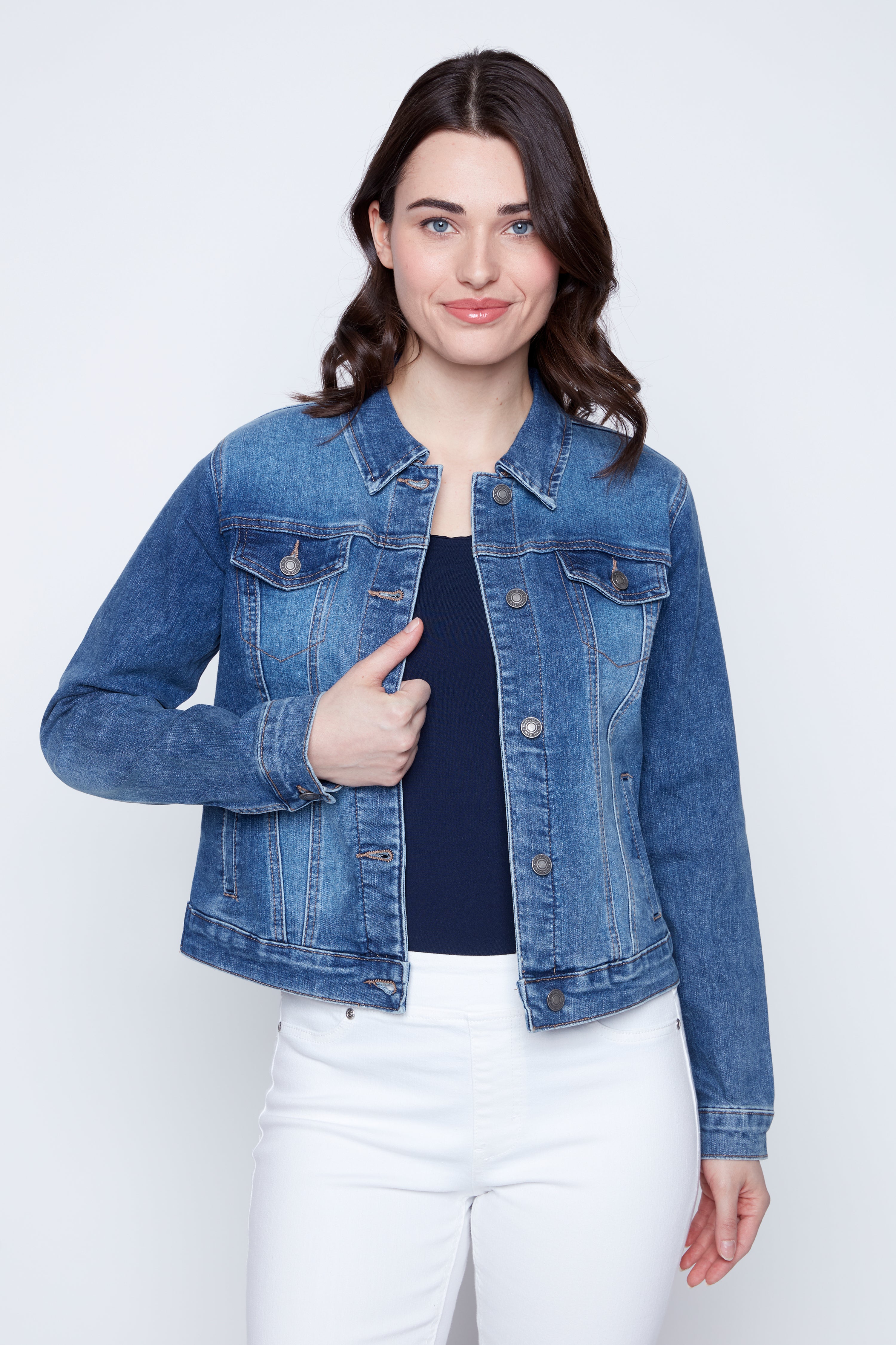 La veste en jean classique