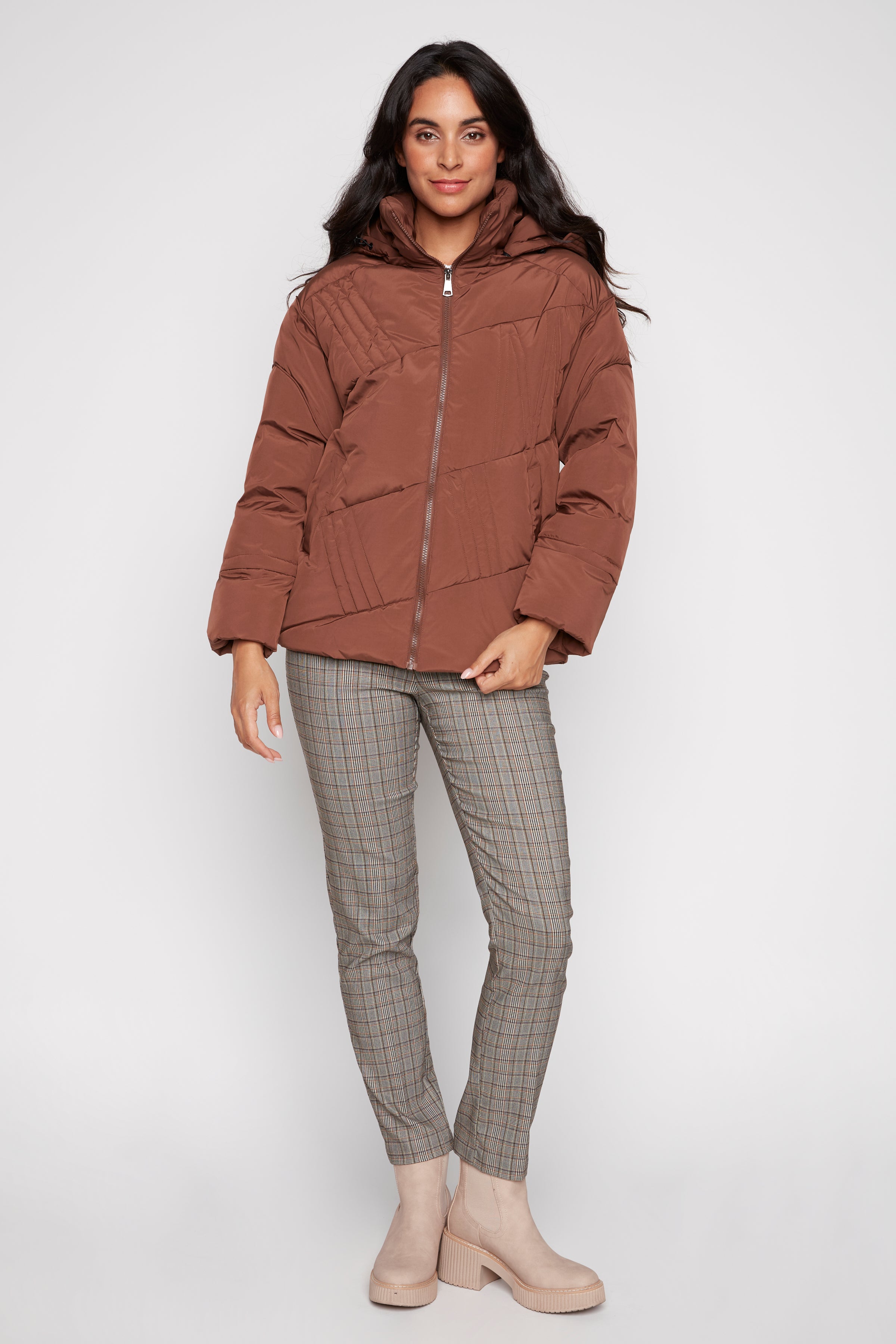 Quilt puffer jacket