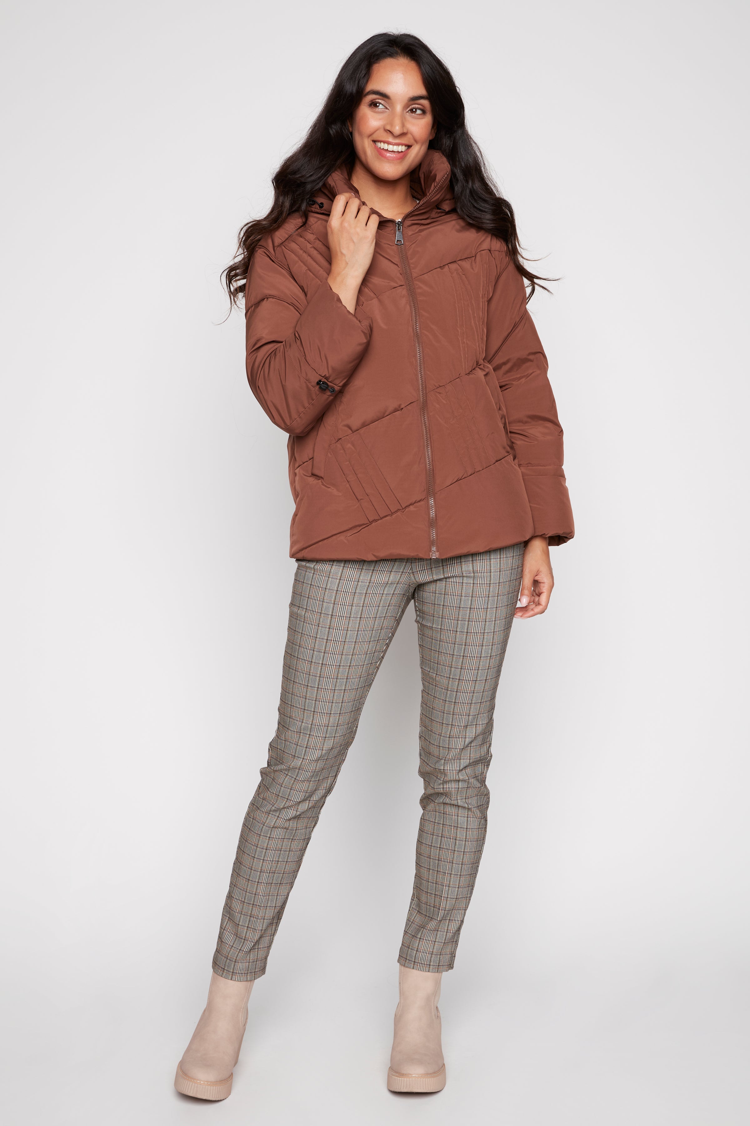 Quilt puffer jacket