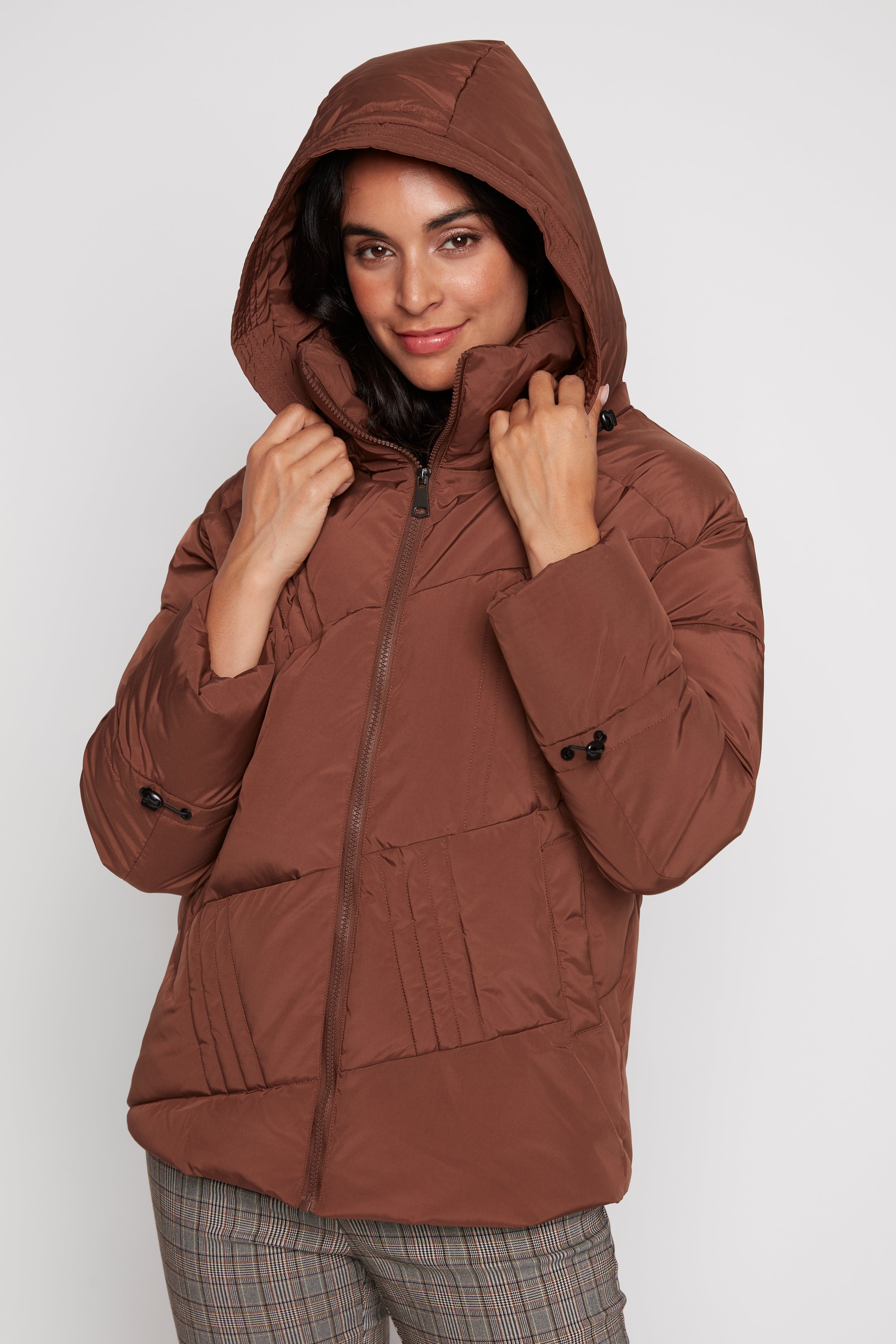 Quilt puffer jacket