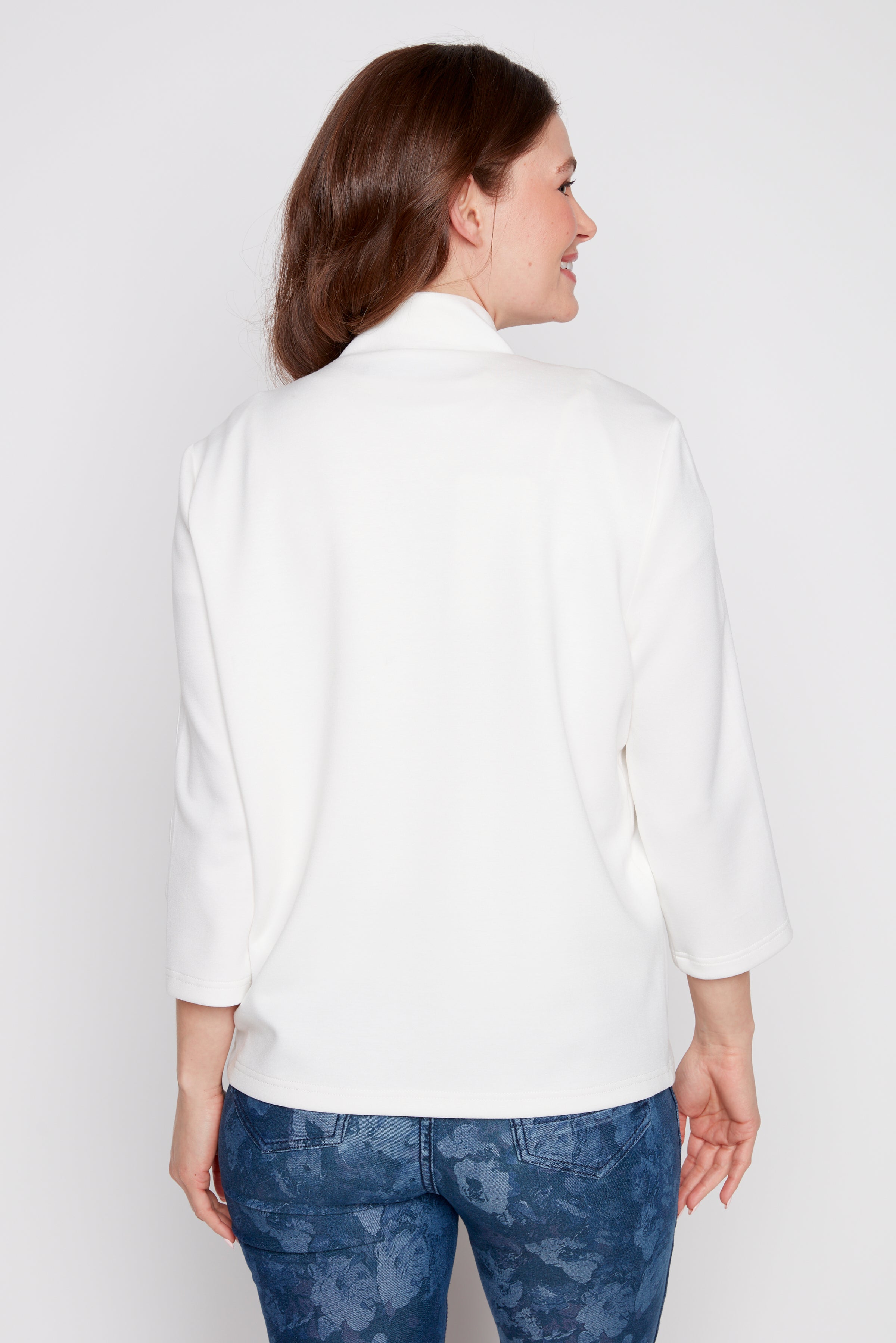 Satin trim jacket