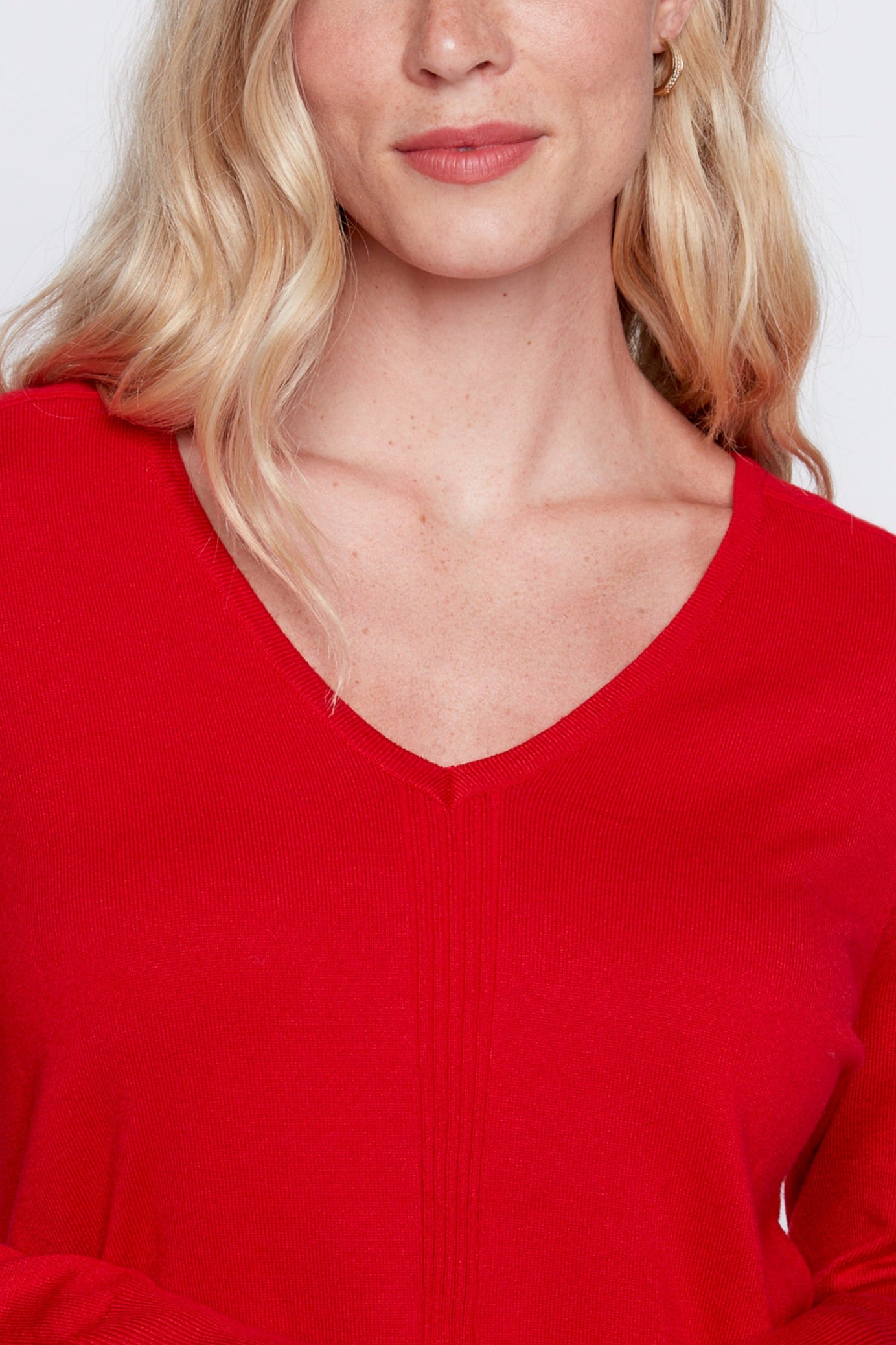 Side button detail sweater