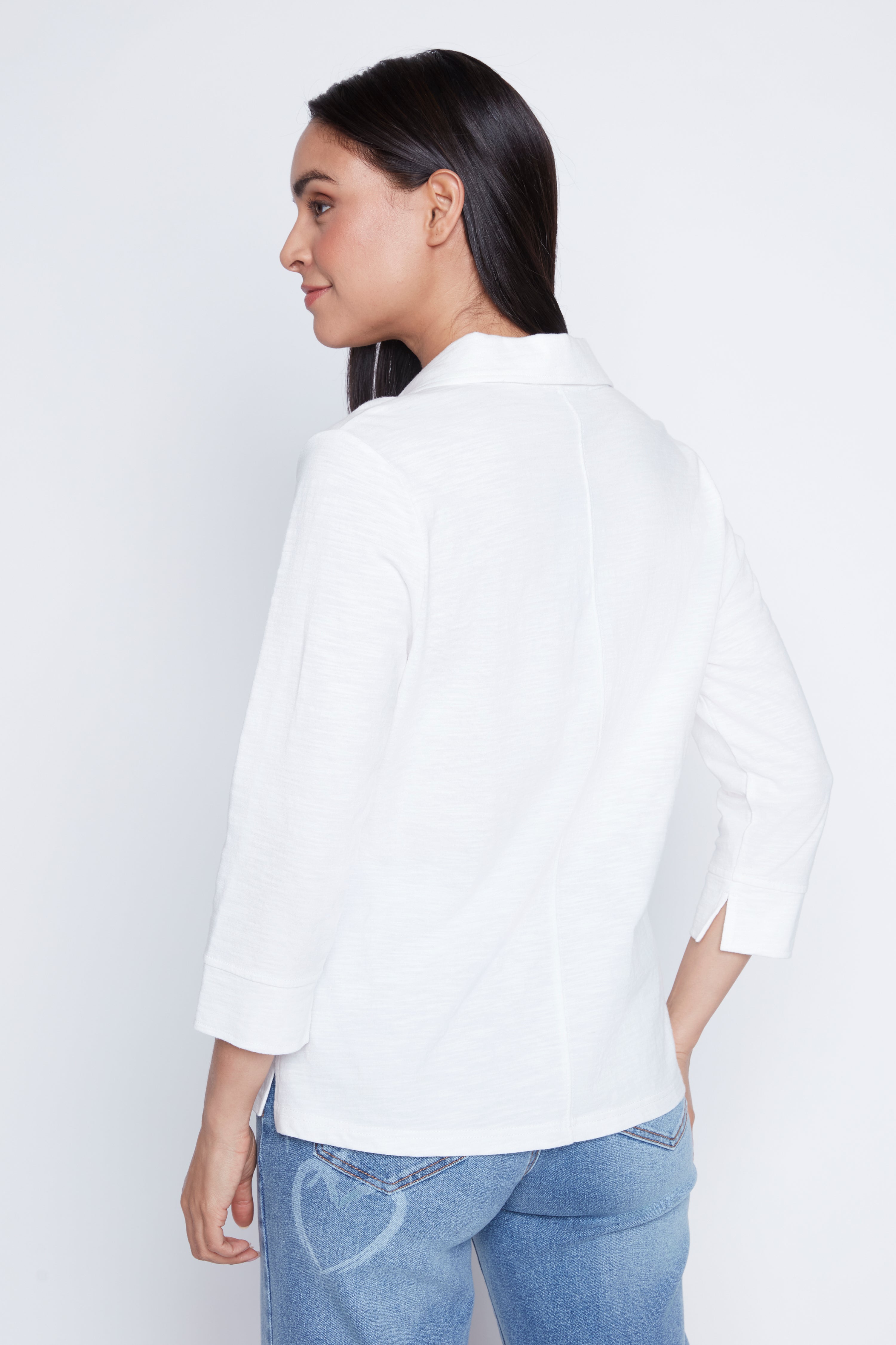 Le polo en coton uni