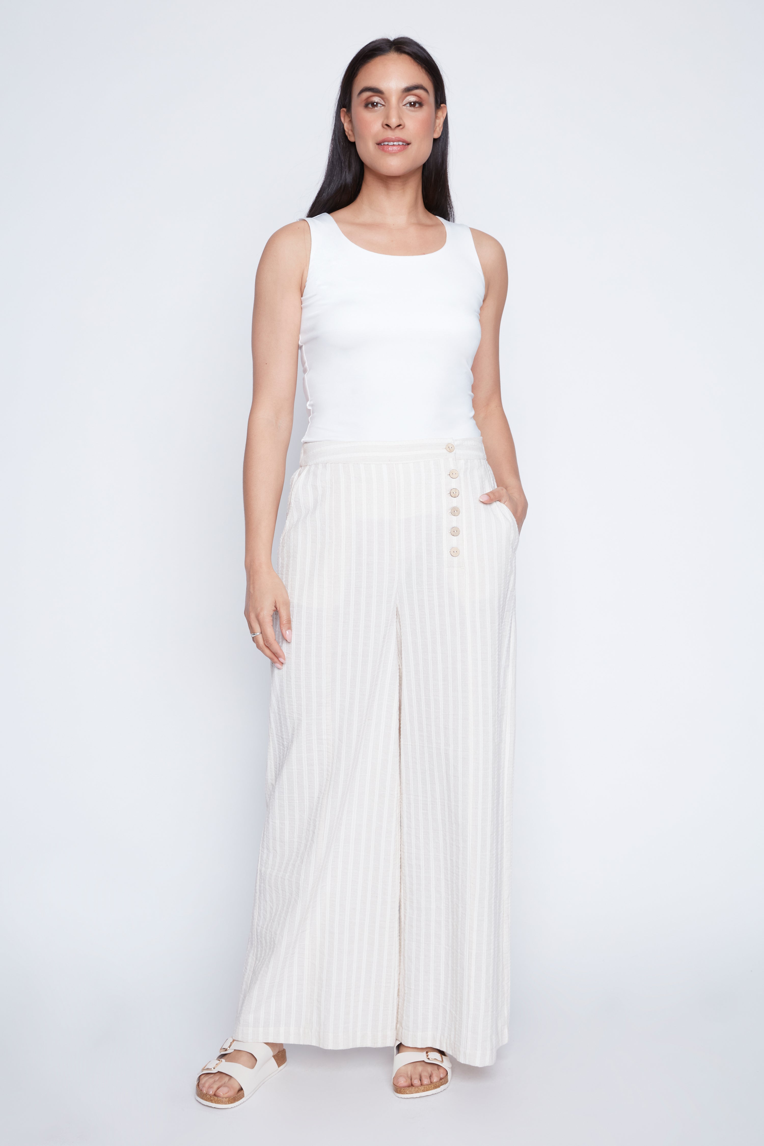 Stripe palazzo pant