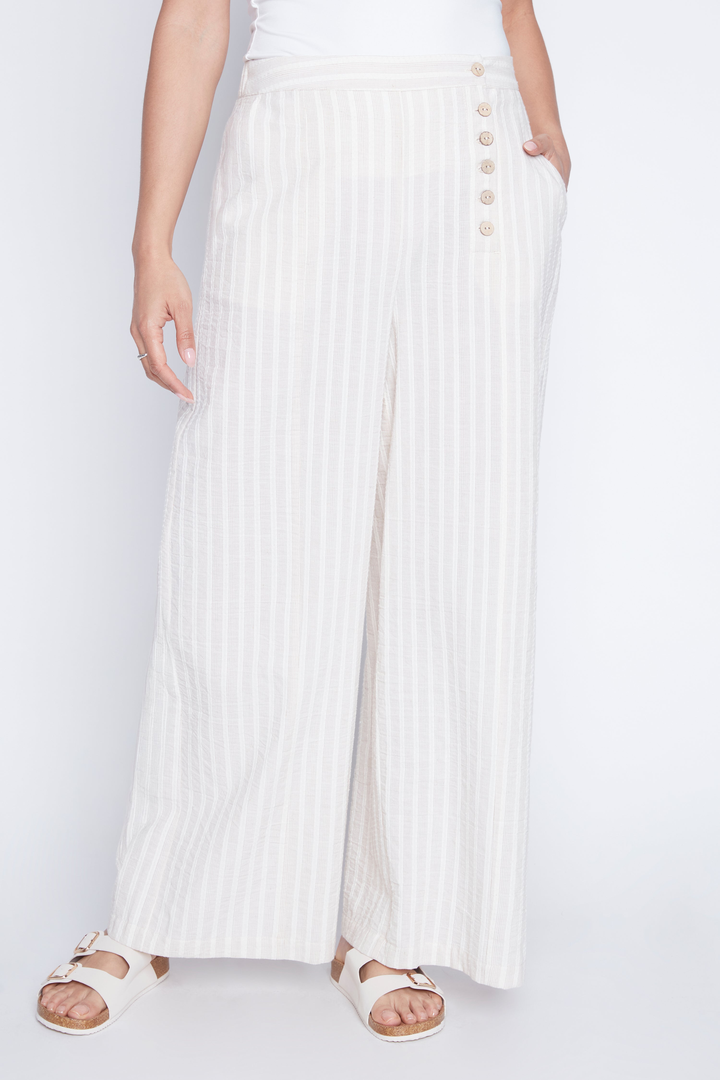 Stripe palazzo pant