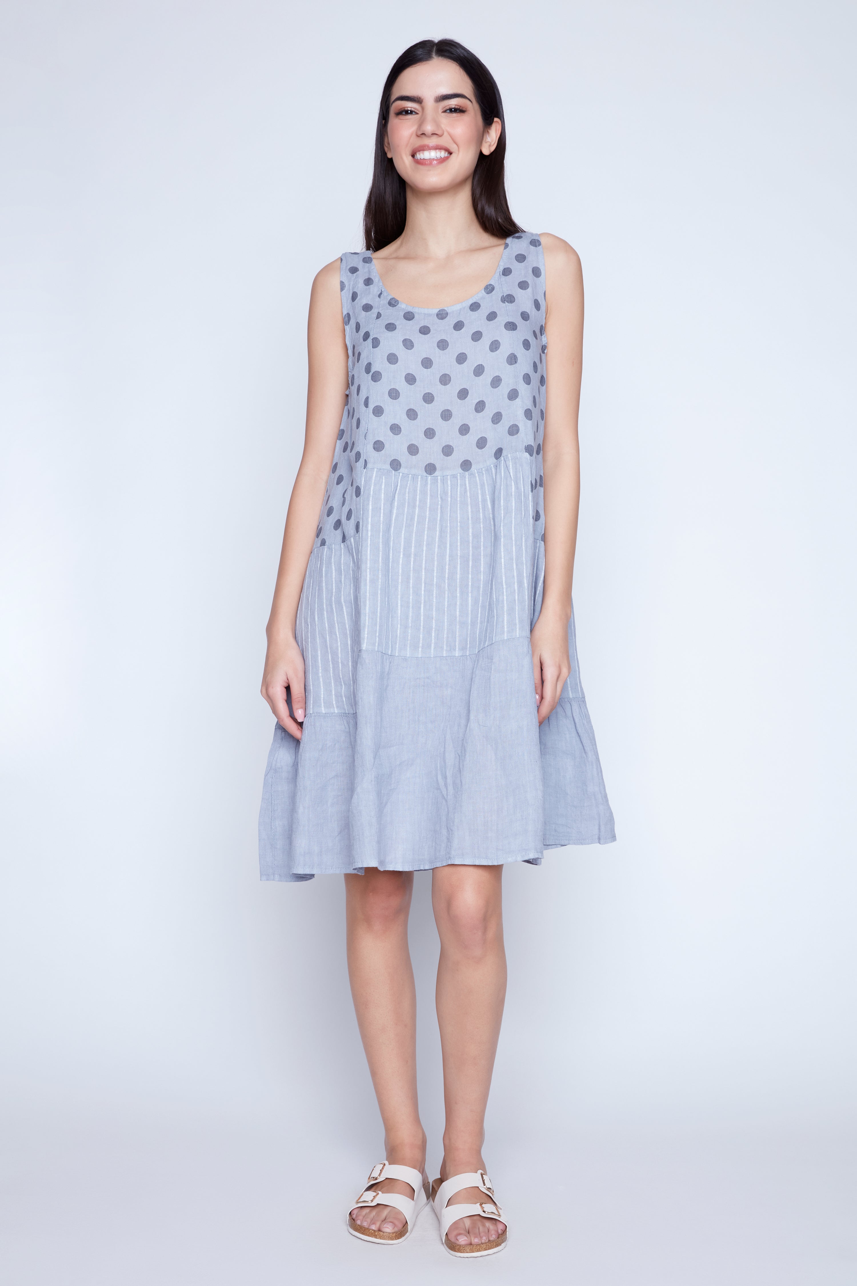 La robe en lin mixte