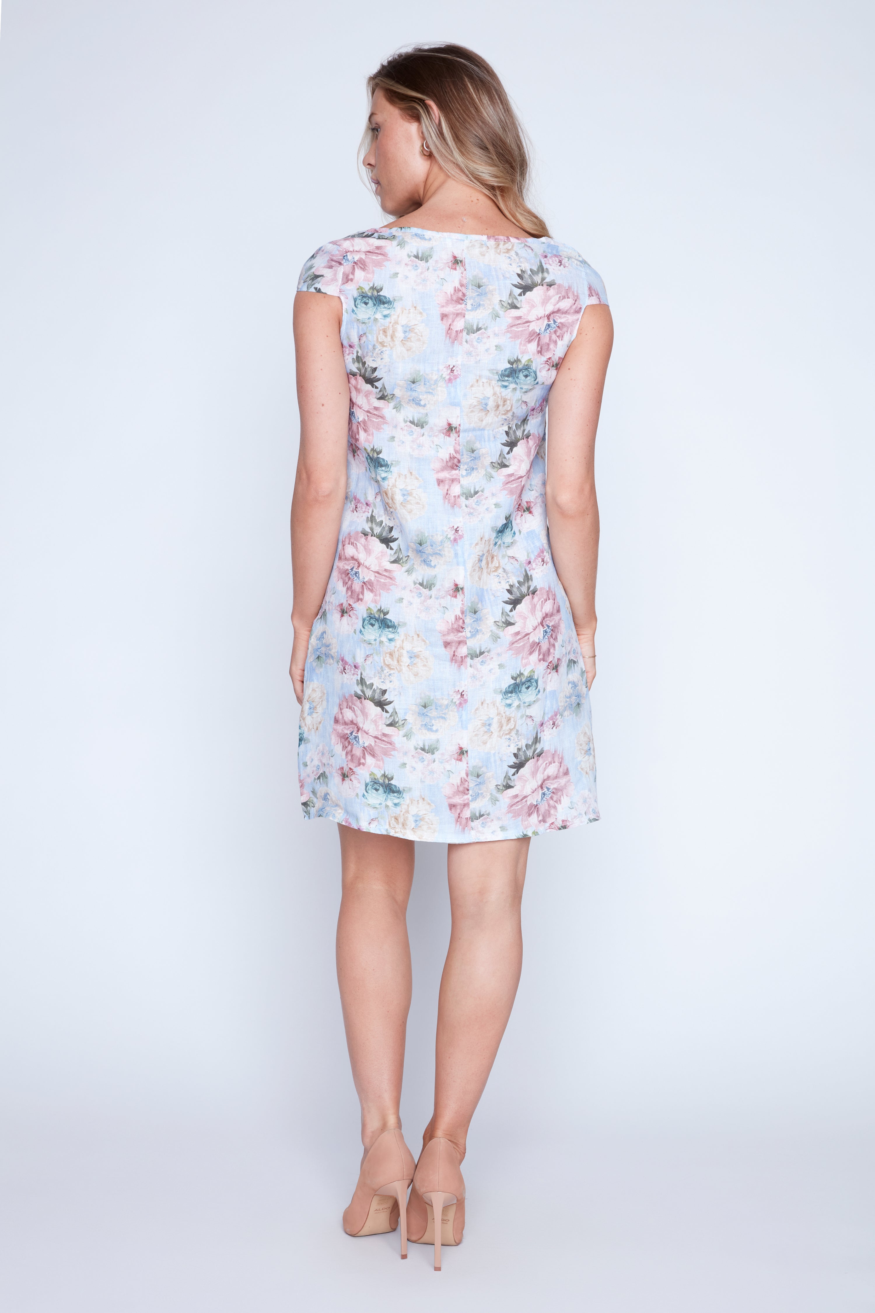 La robe en lin à imprimé floral