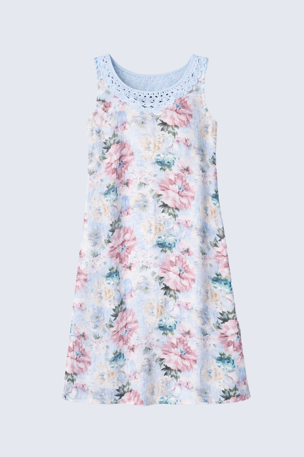 La robe en lin à imprimé floral