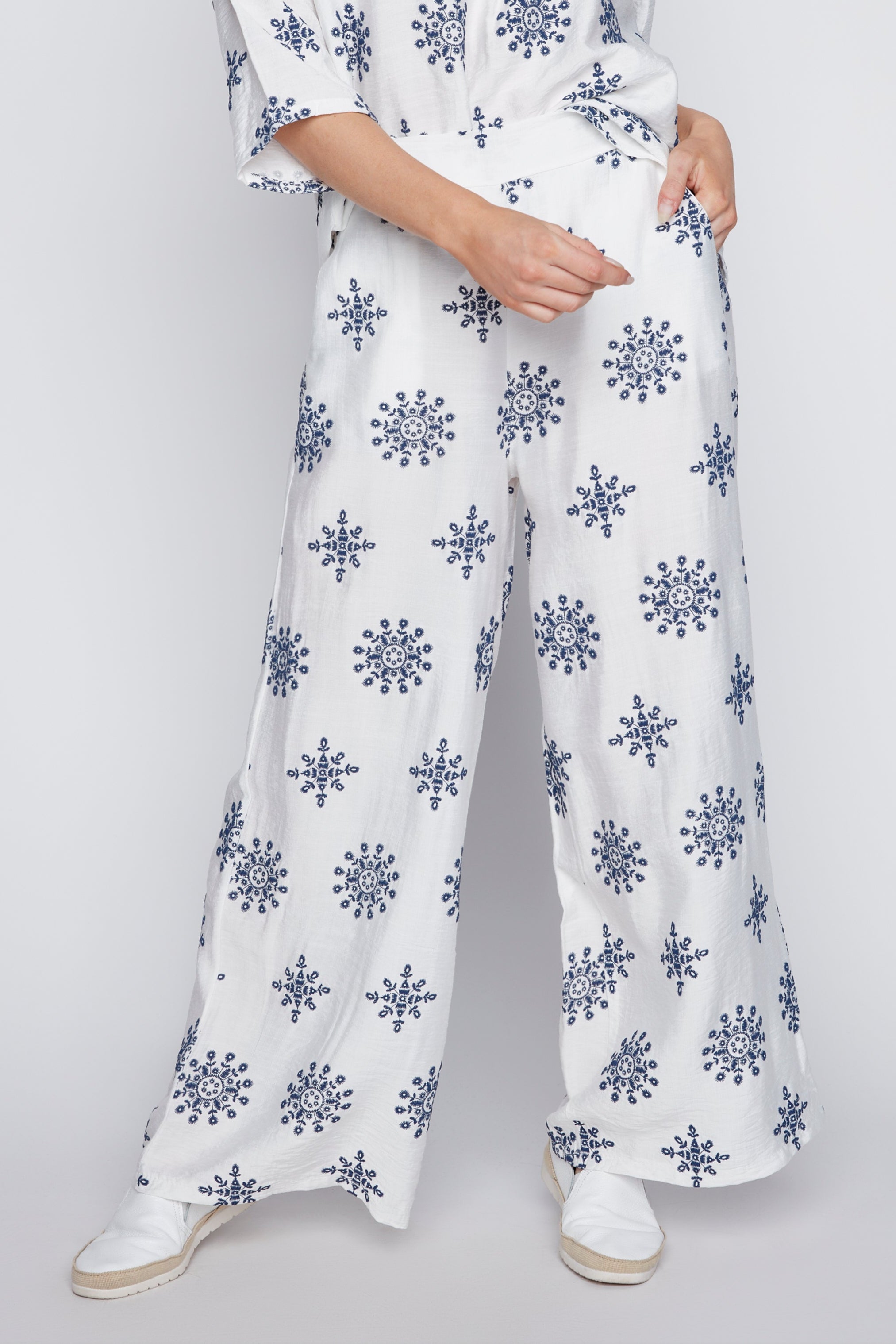 Printed palazzo pant