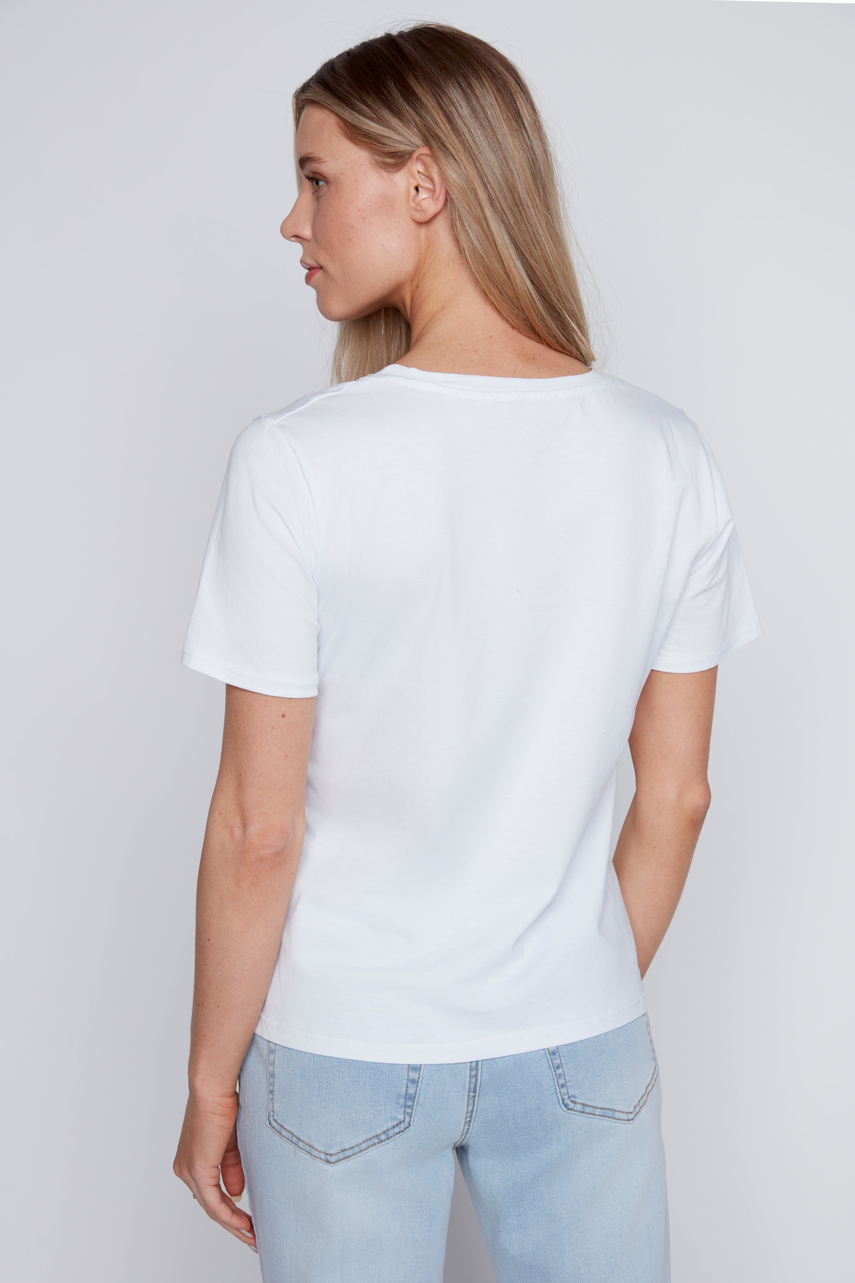 Le t-shirt imprimé coeur