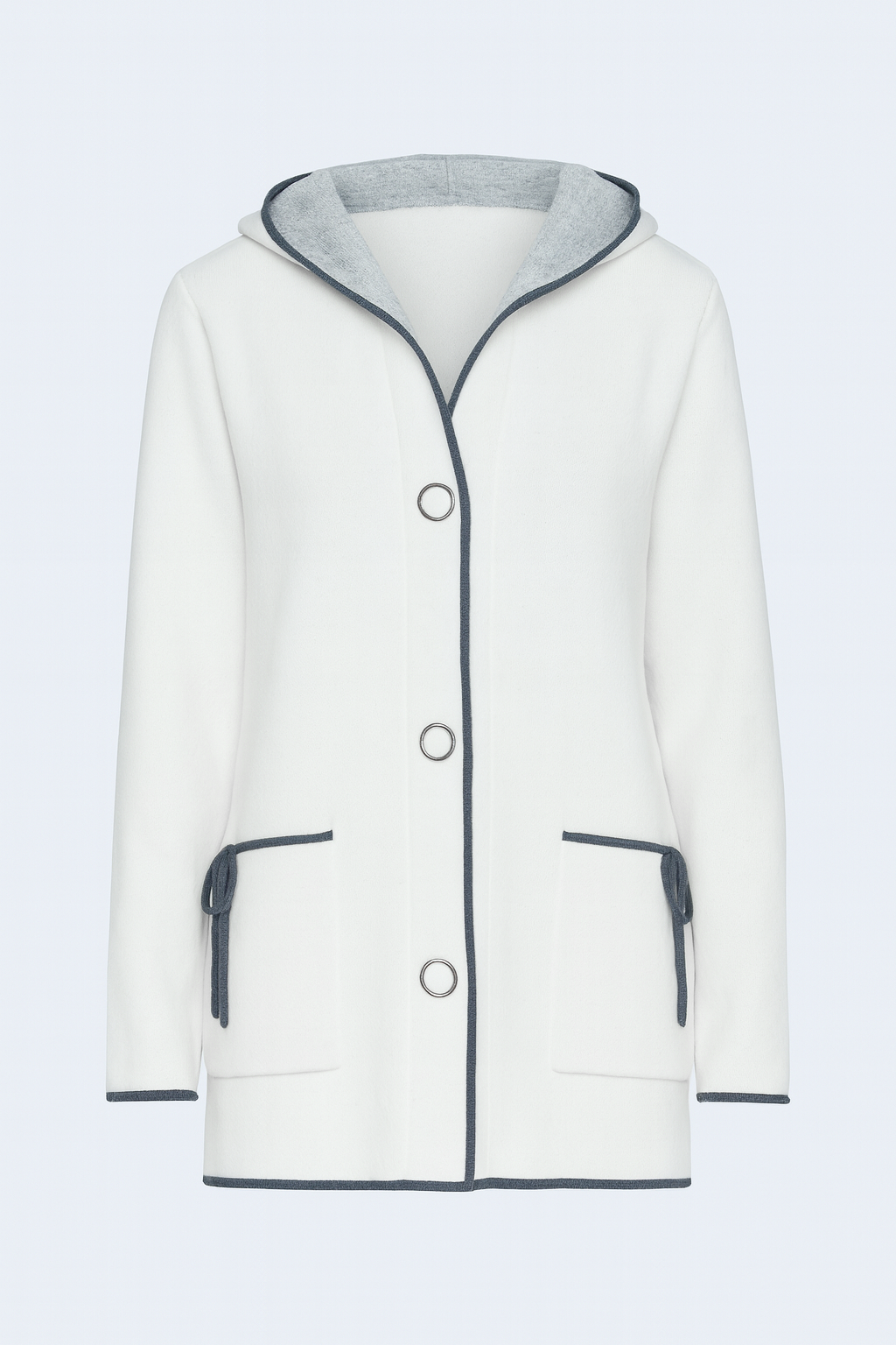 Le cardigan à détails croisés
