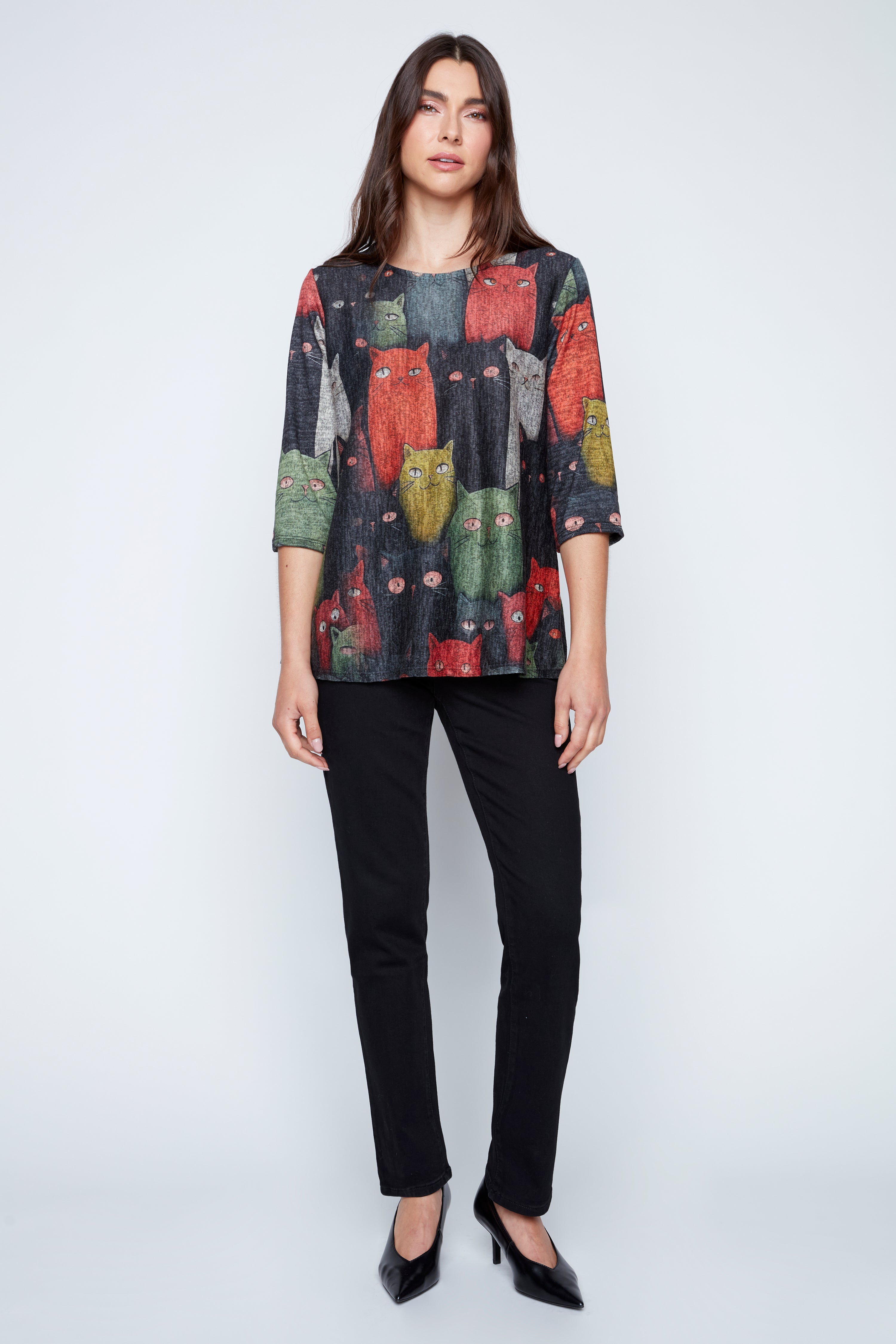 The cat crowd knit top