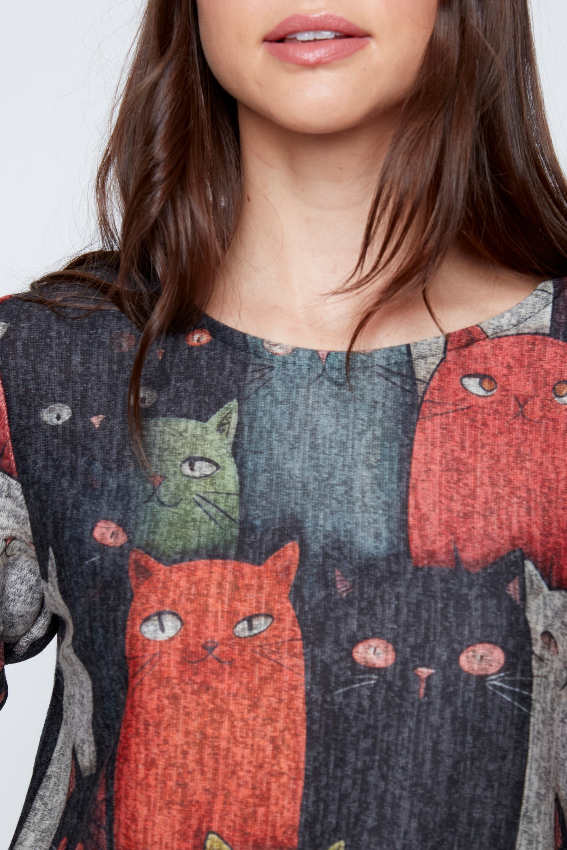 The cat crowd knit top