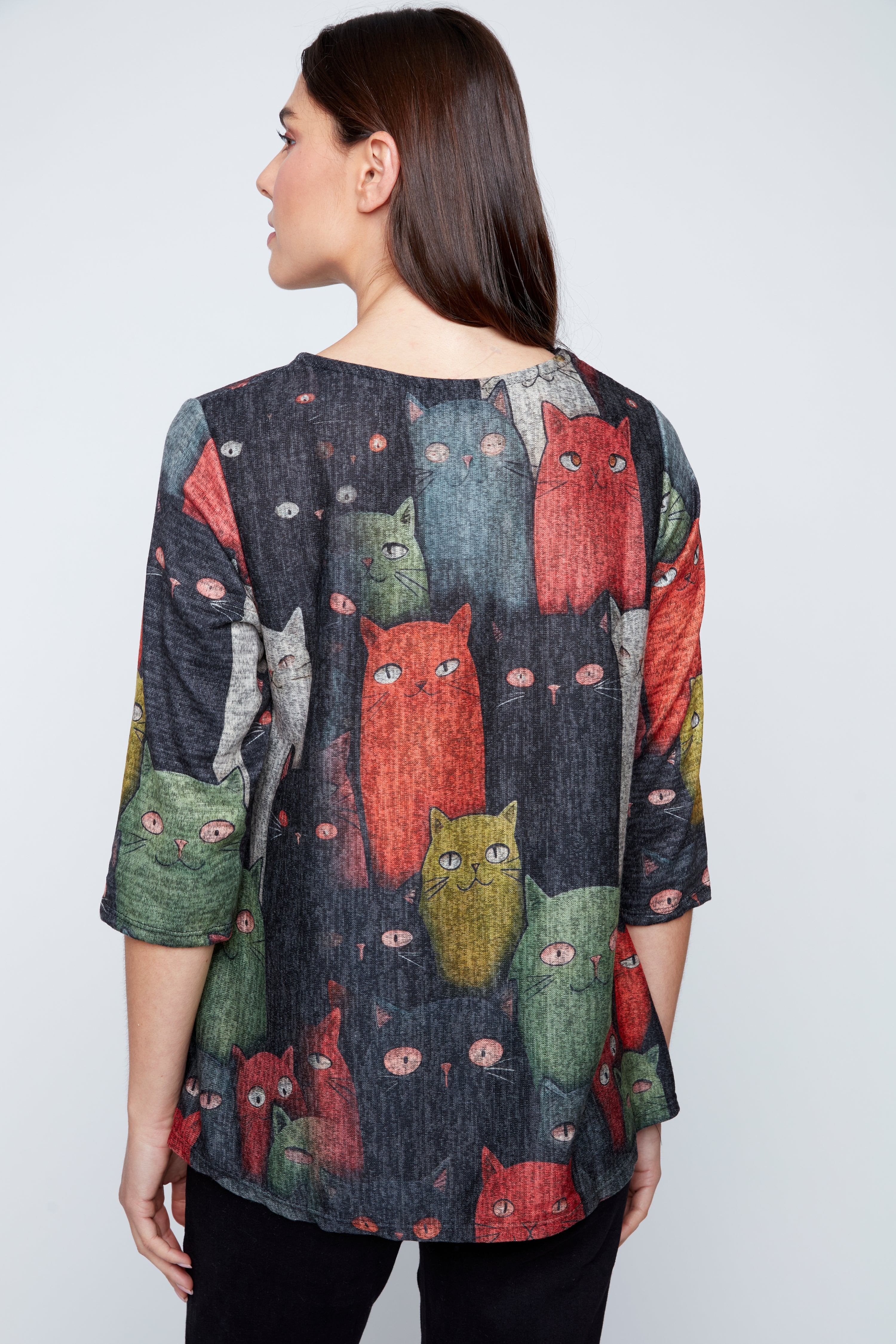 The cat crowd knit top