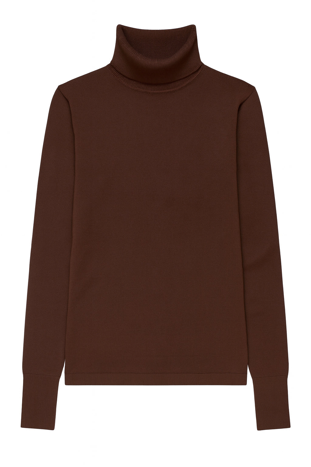 Solid turtleneck sweater